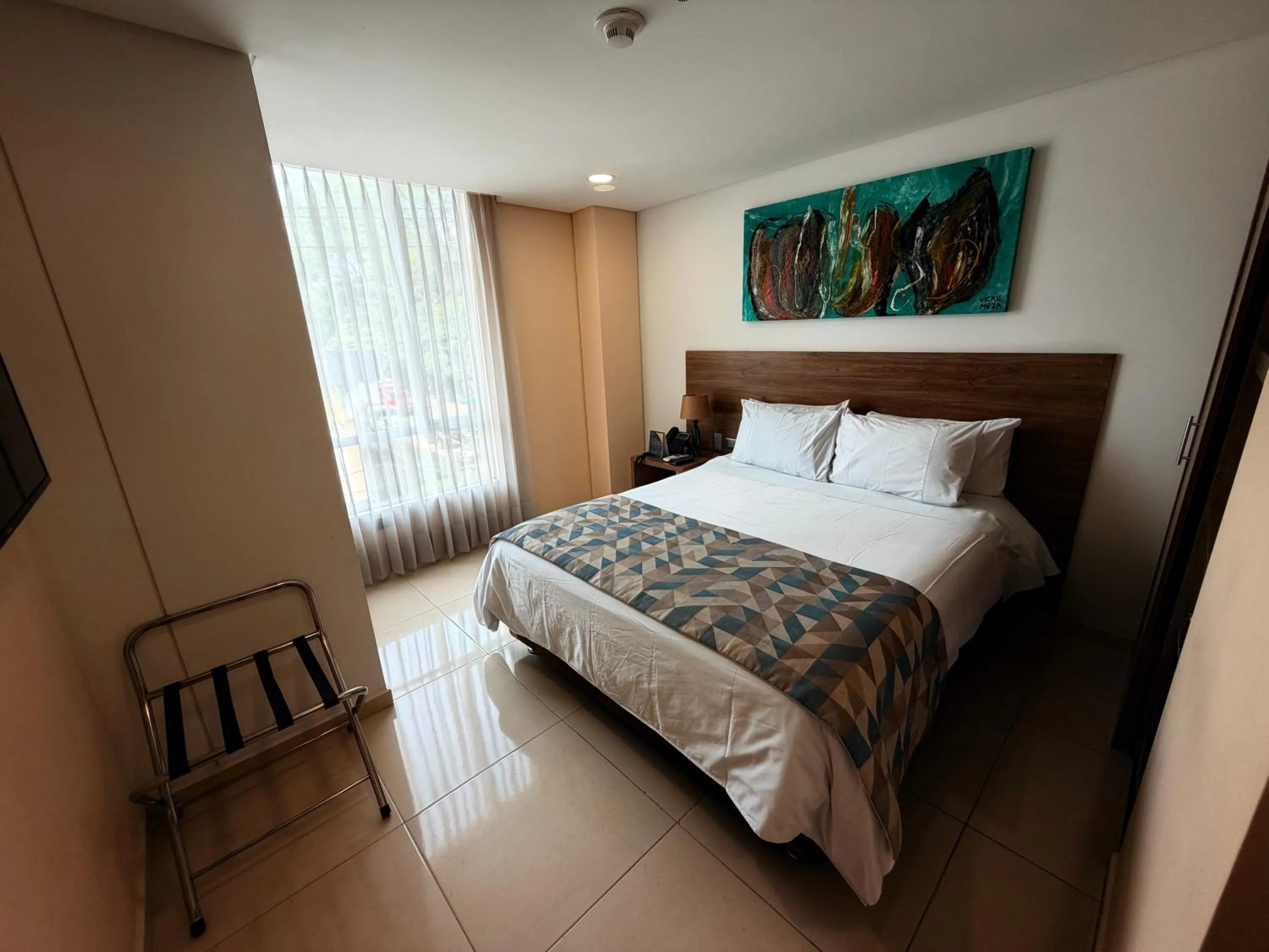 Bed in Ambar Hotel Boutique Cali