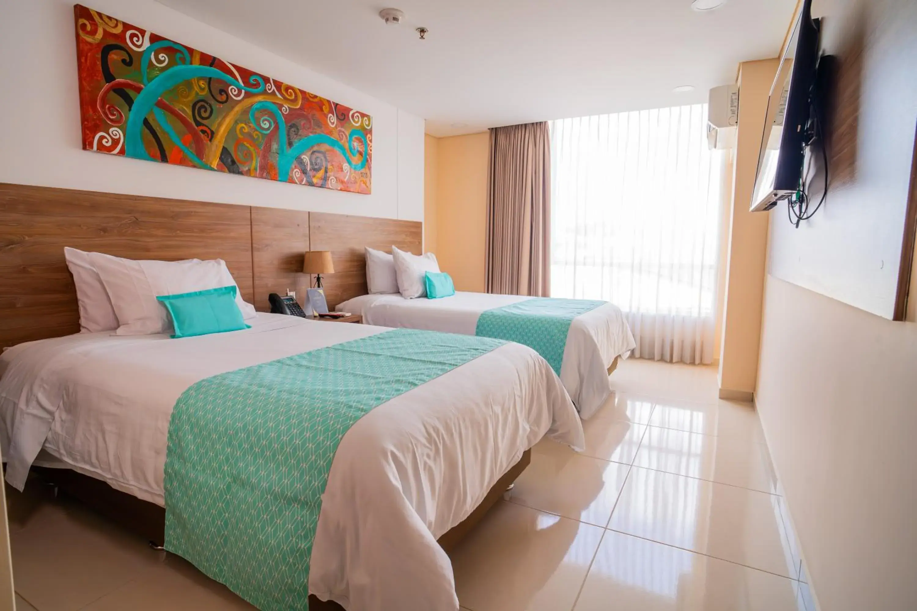 Standard Twin Room in Ambar Hotel Boutique Cali Standard Twin Room in Ambar Hotel Boutique Cali