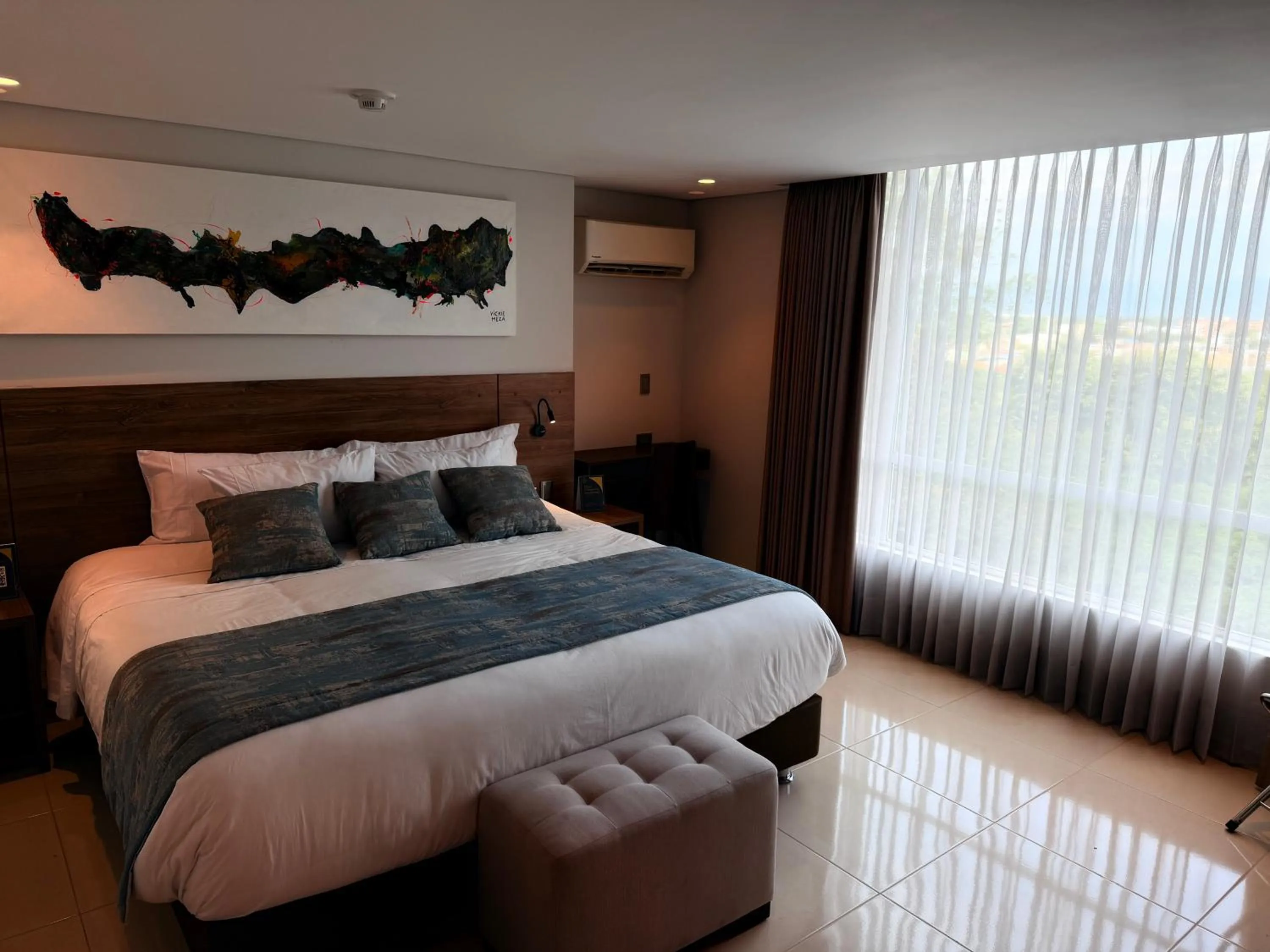 Bed in Ambar Hotel Boutique Cali