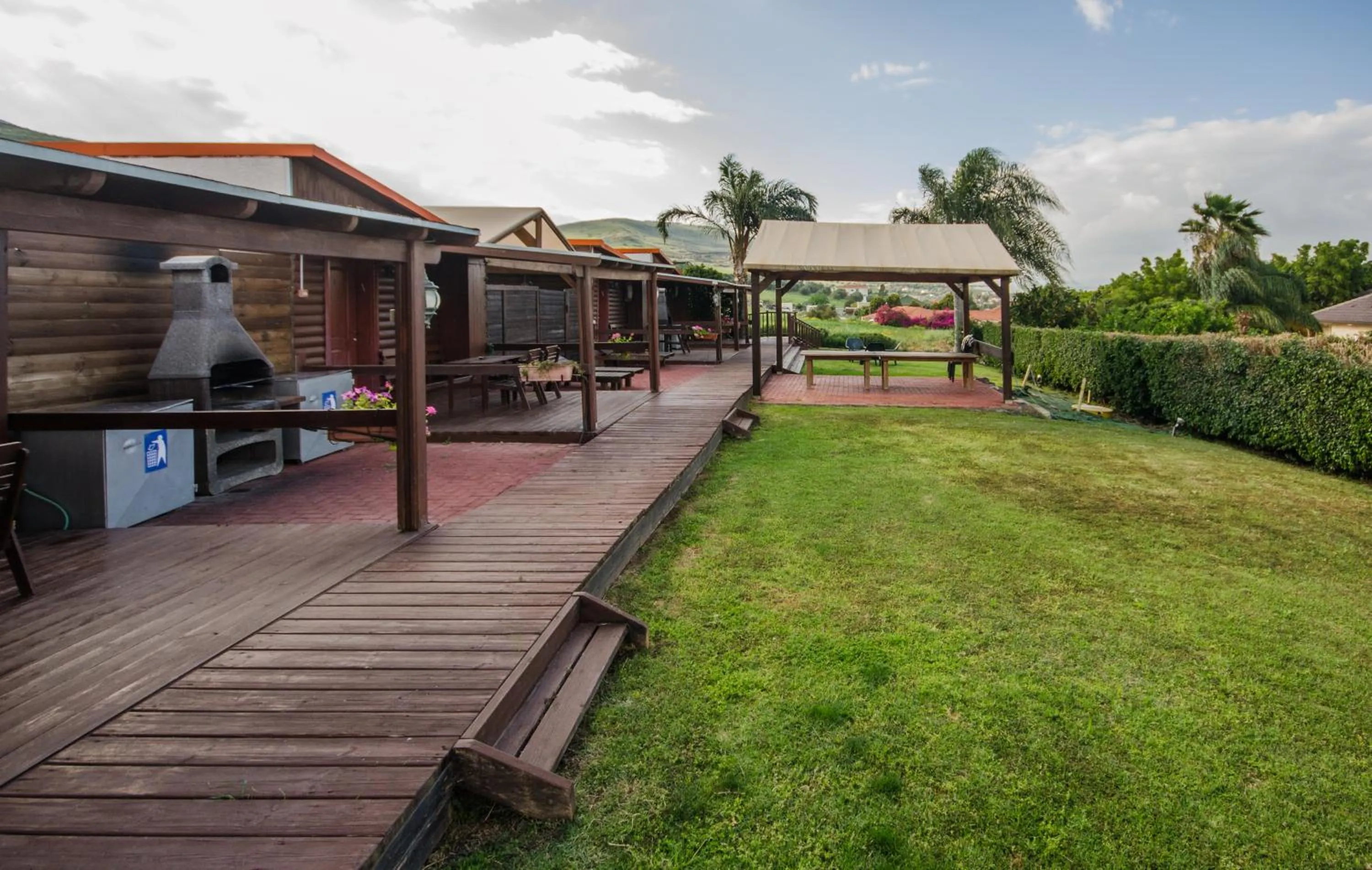 Garden in Avigail Guest House