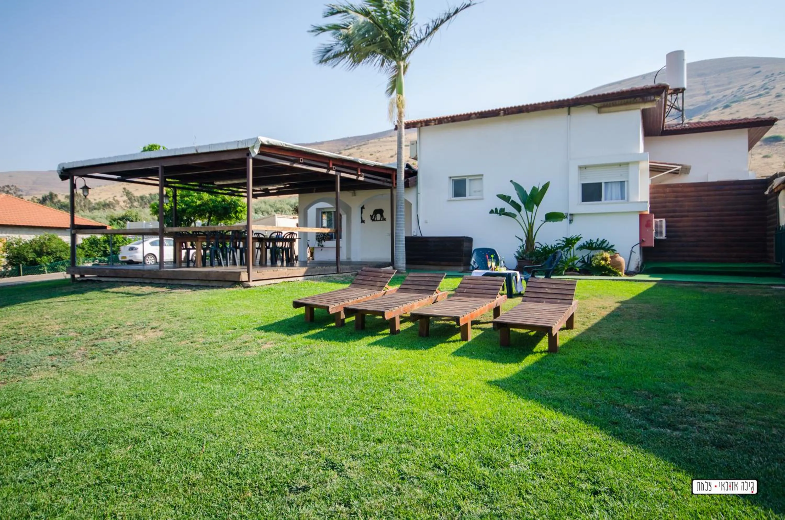 Garden view in Avigail Guest House