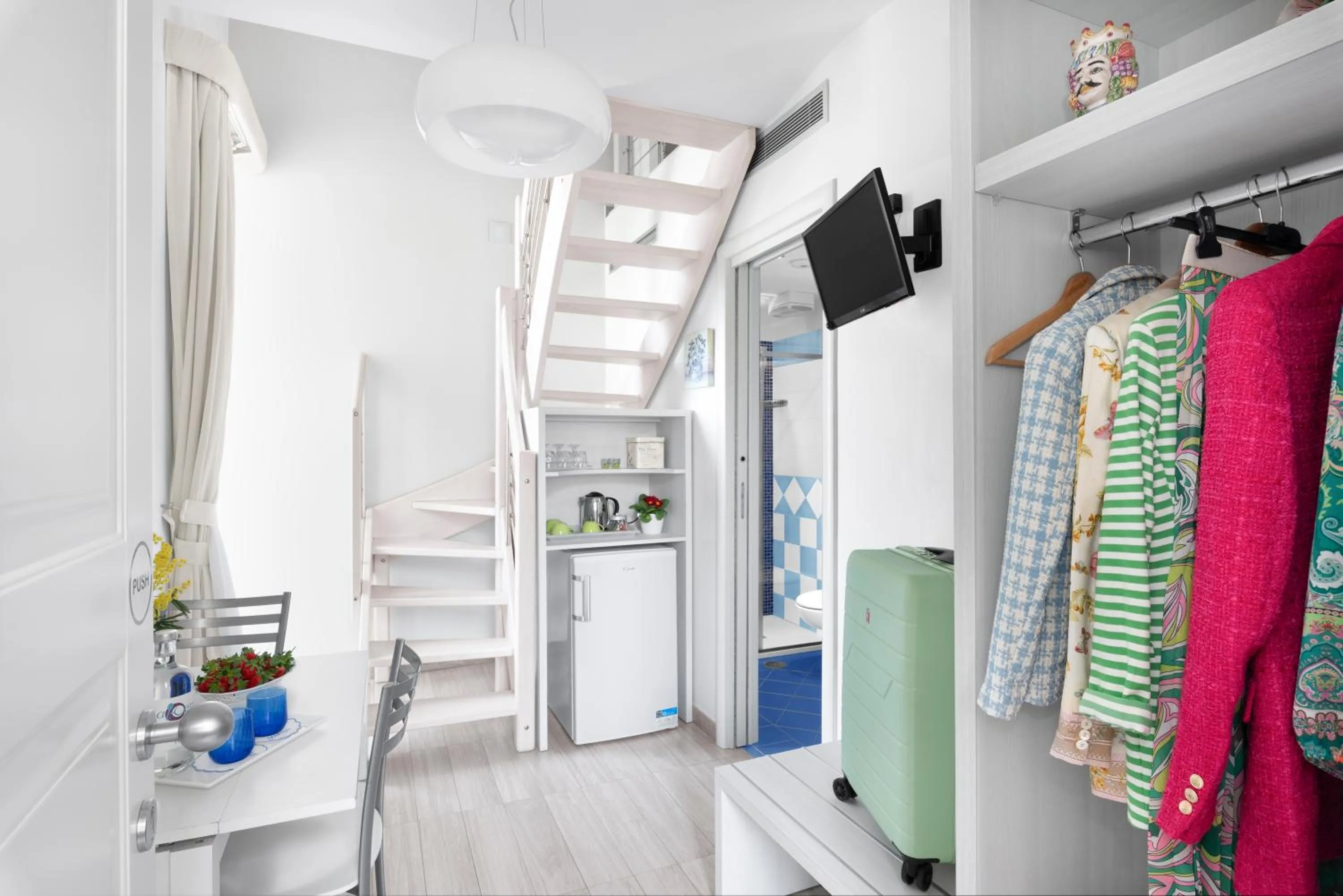 Living room in Al Centro Suites