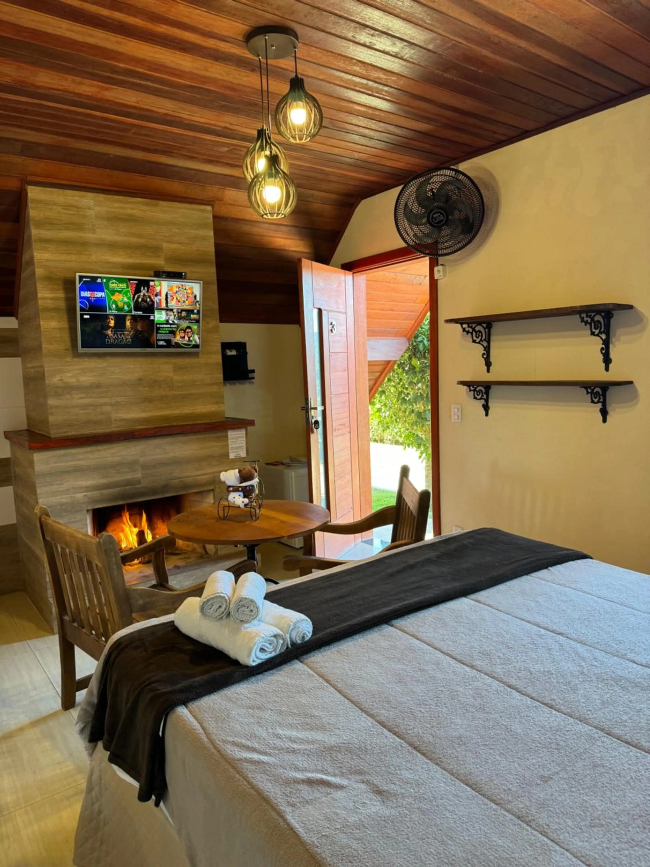 Bed in Pousada Villarejo