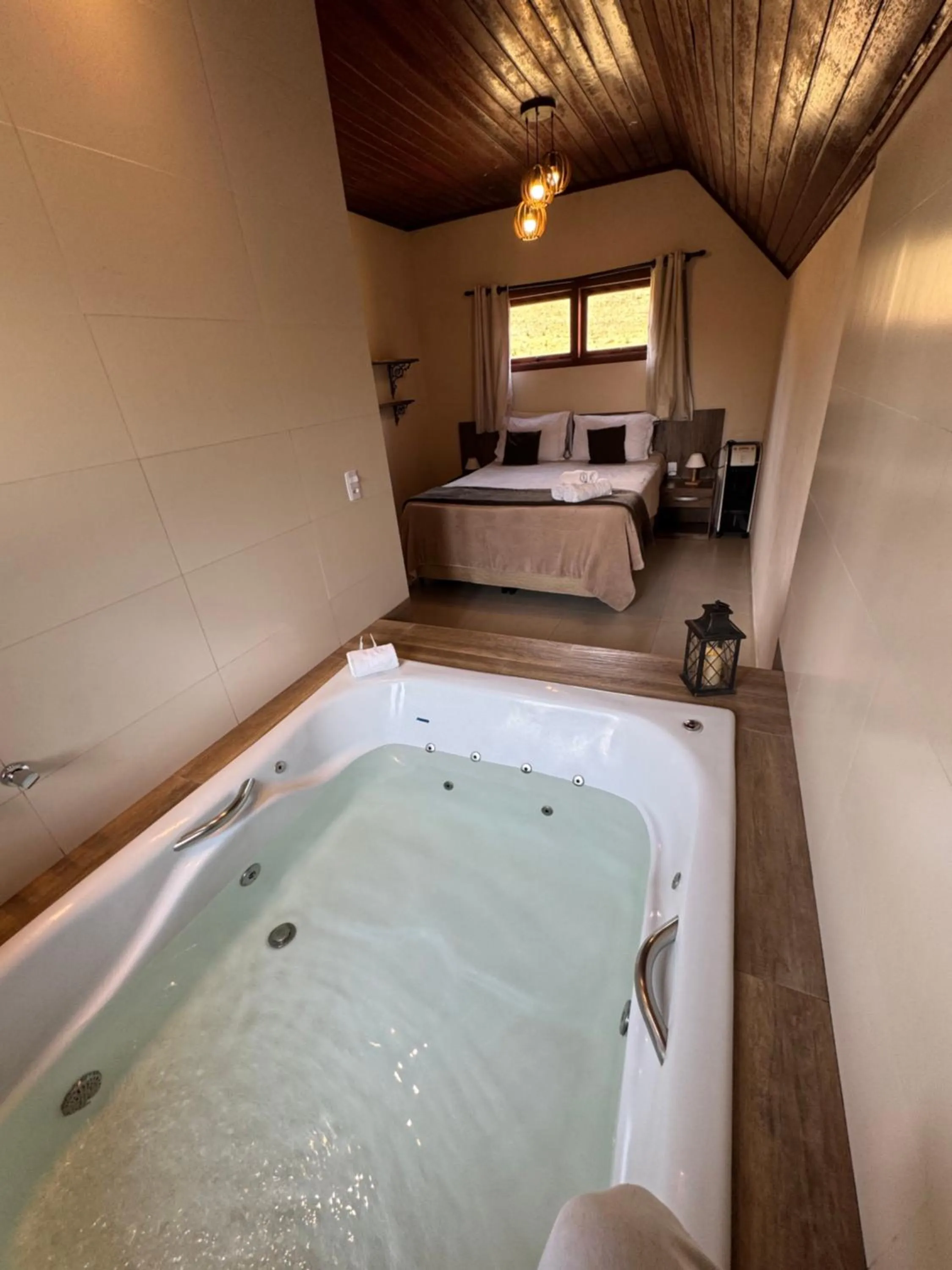 Bed in Pousada Villarejo