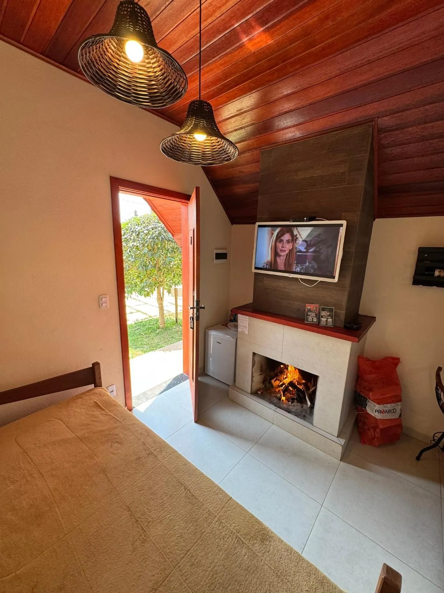 Bed in Pousada Villarejo