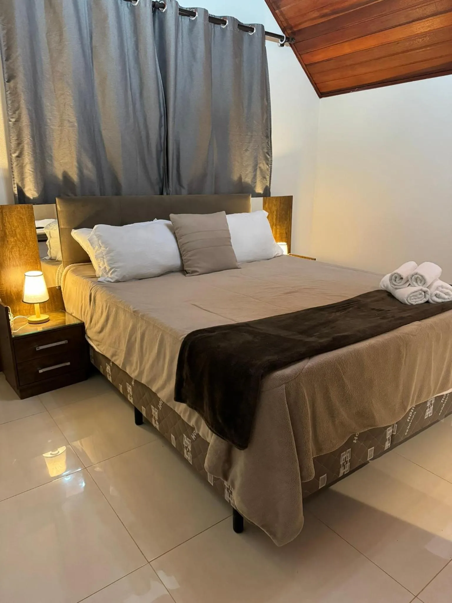 Bed in Pousada Villarejo