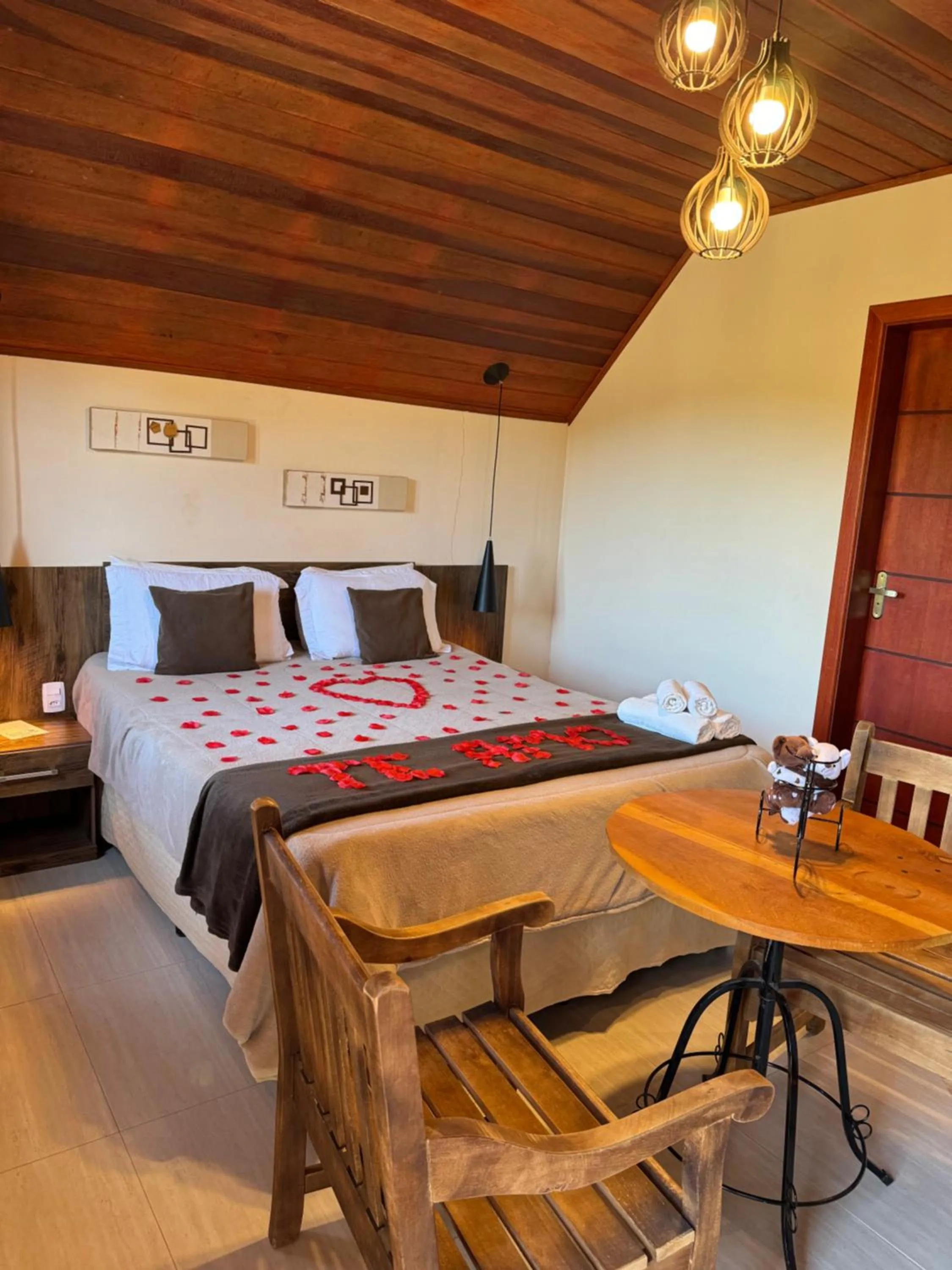 Bed in Pousada Villarejo