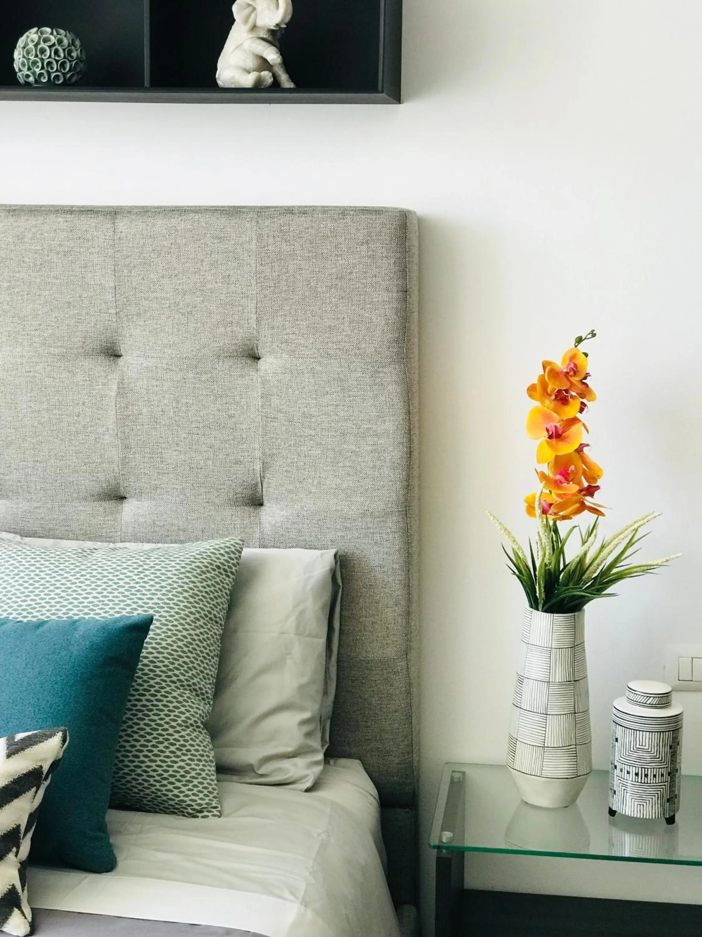 Bed in Edificio Vanessa 24 studios