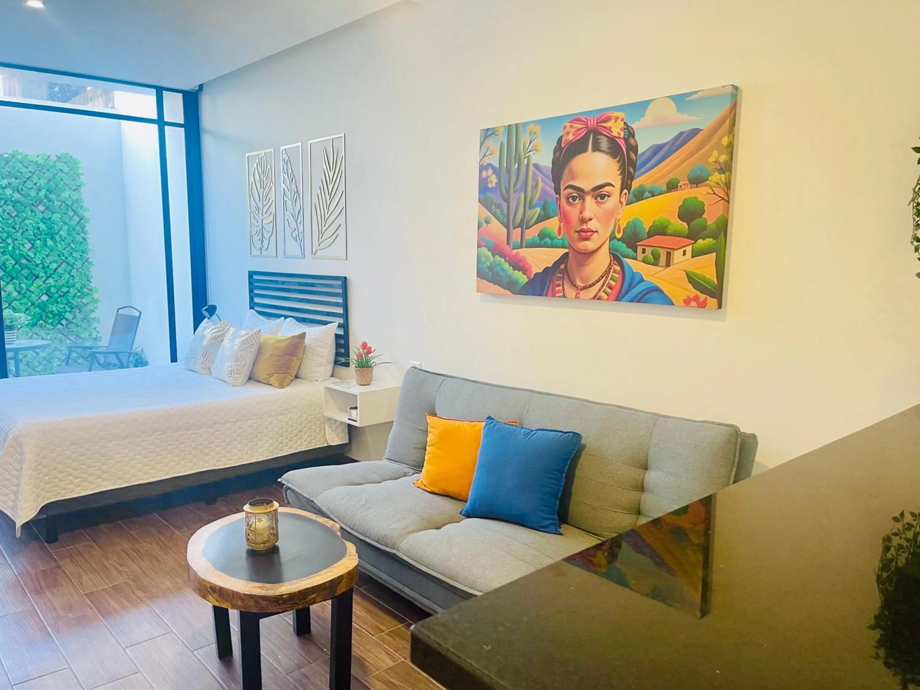 Bed in Edificio Vanessa 24 studios