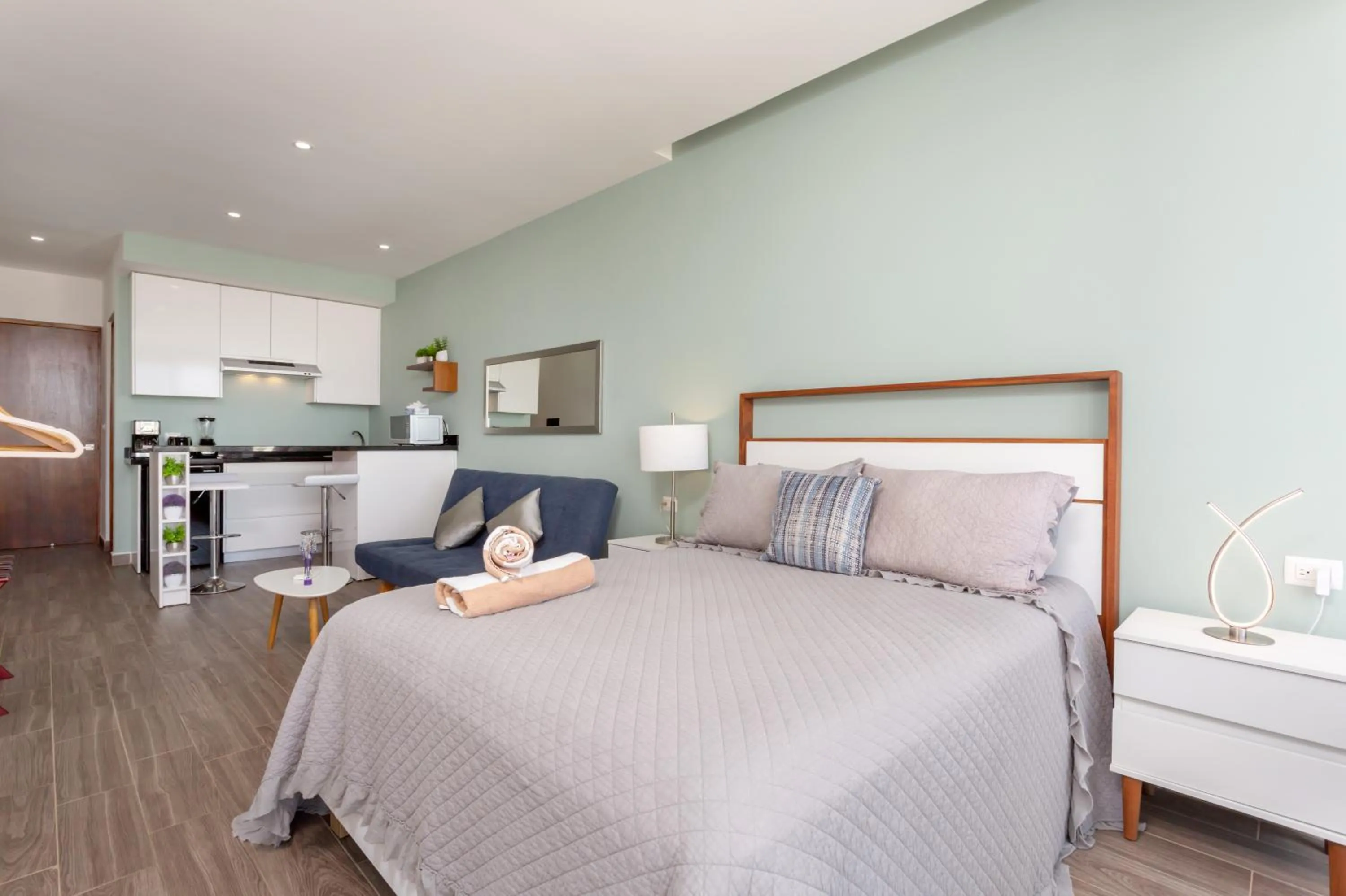 Photo of the whole room, Bed in Edificio Vanessa 24 studios