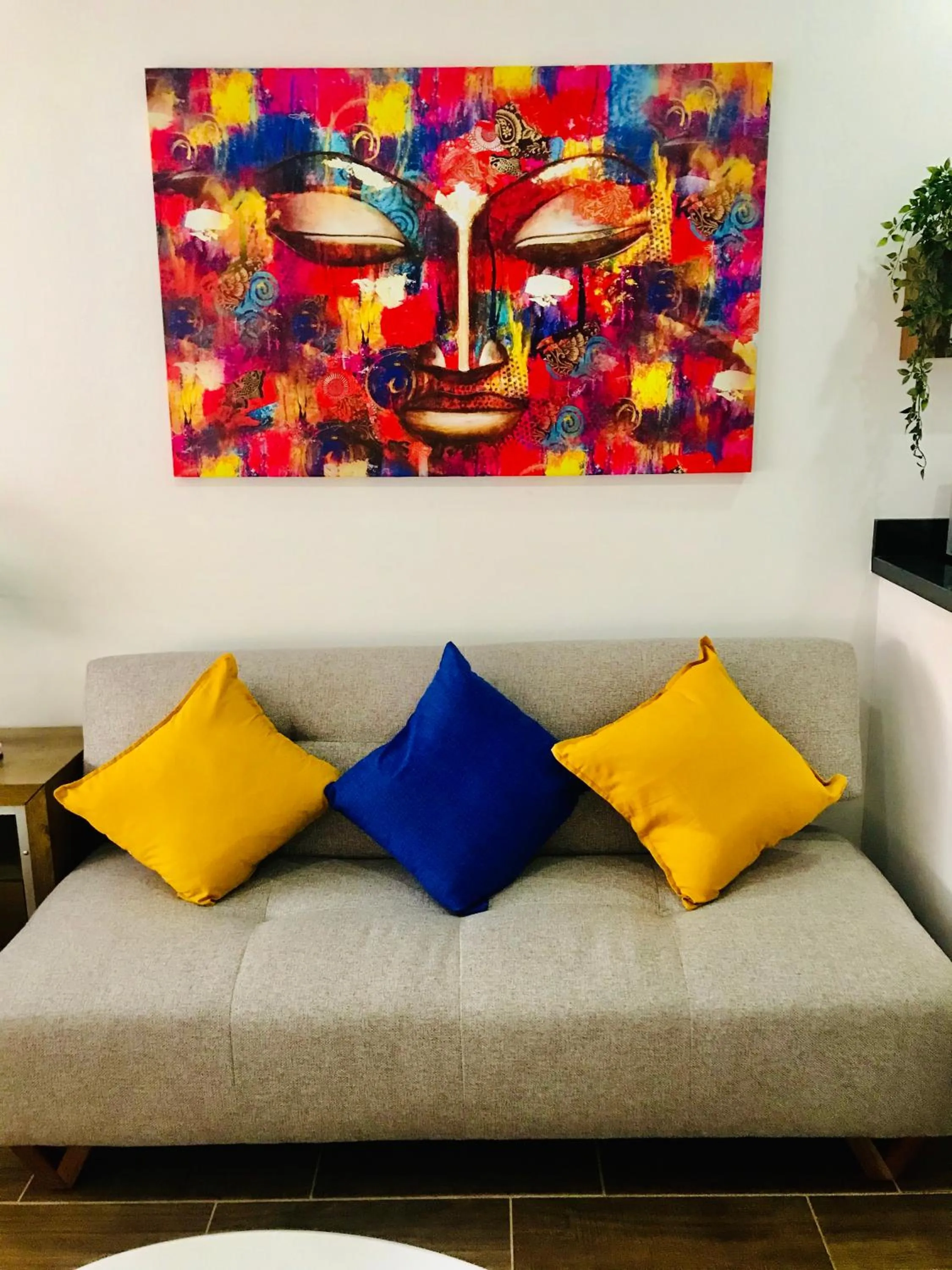 Seating area in Edificio Vanessa 24 studios