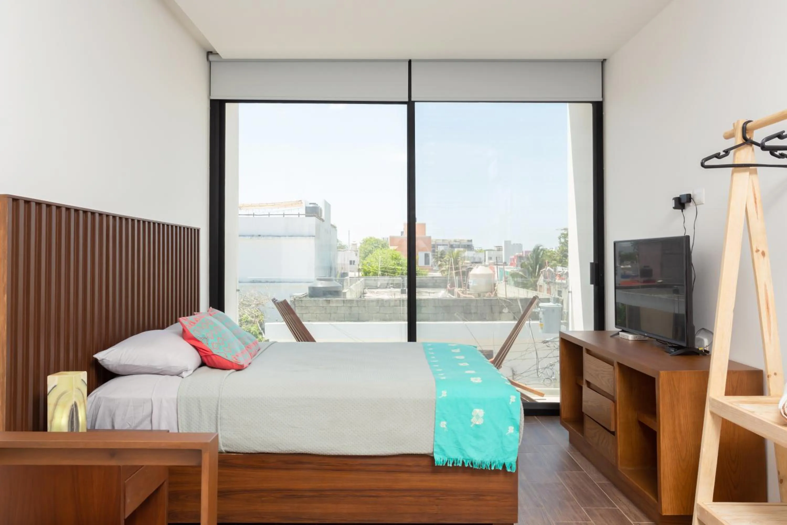 Bed in Edificio Vanessa 24 studios