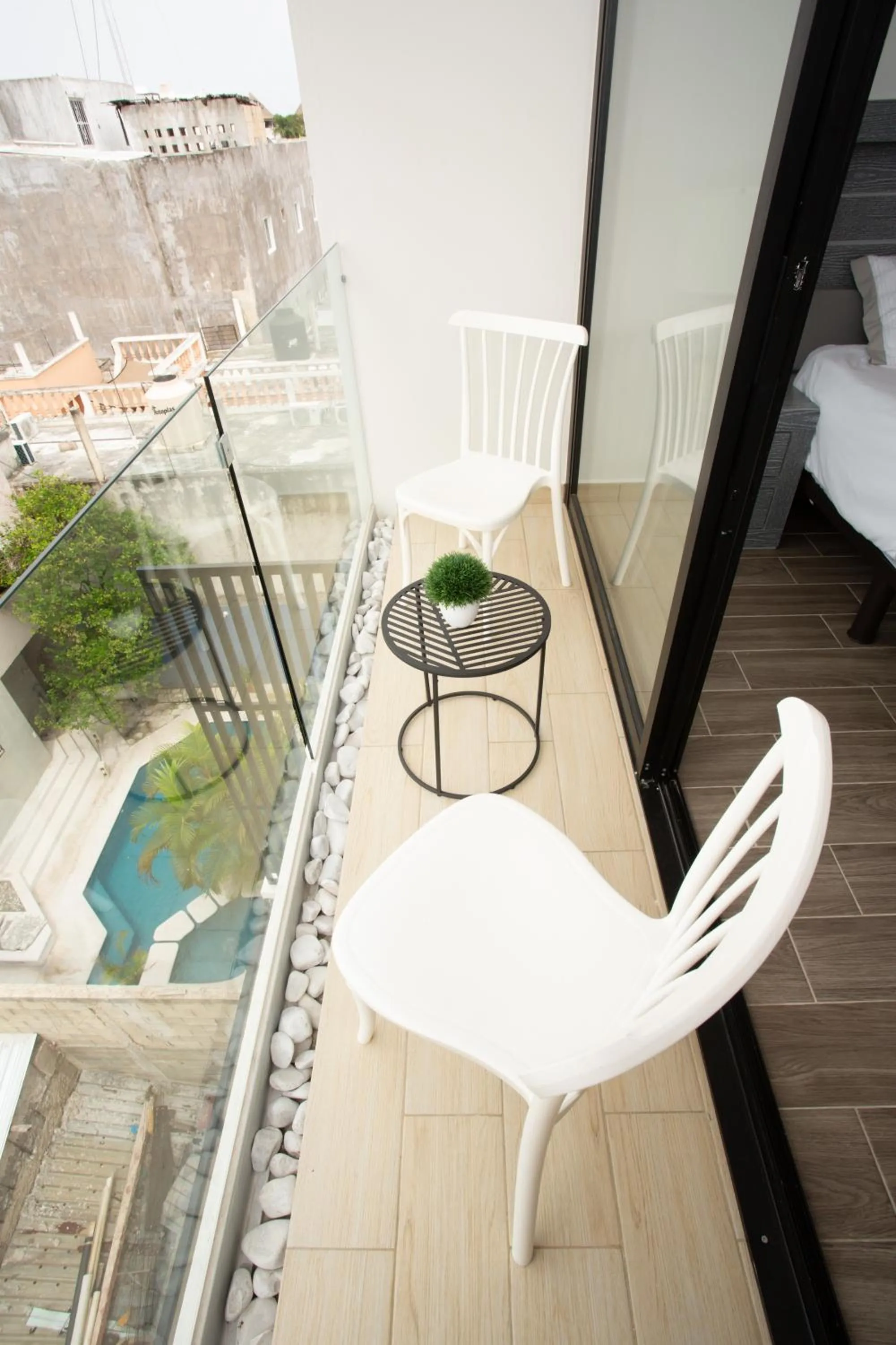 Balcony/Terrace in Edificio Vanessa 24 studios