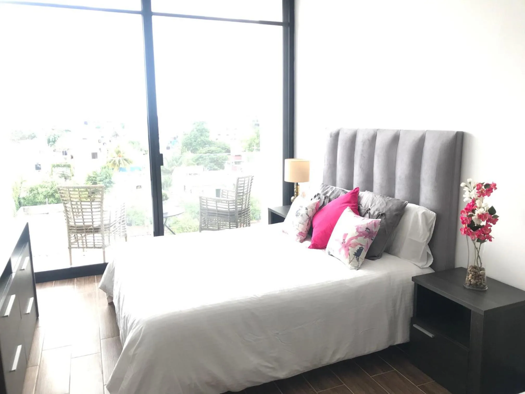 Bed in Edificio Vanessa 24 studios