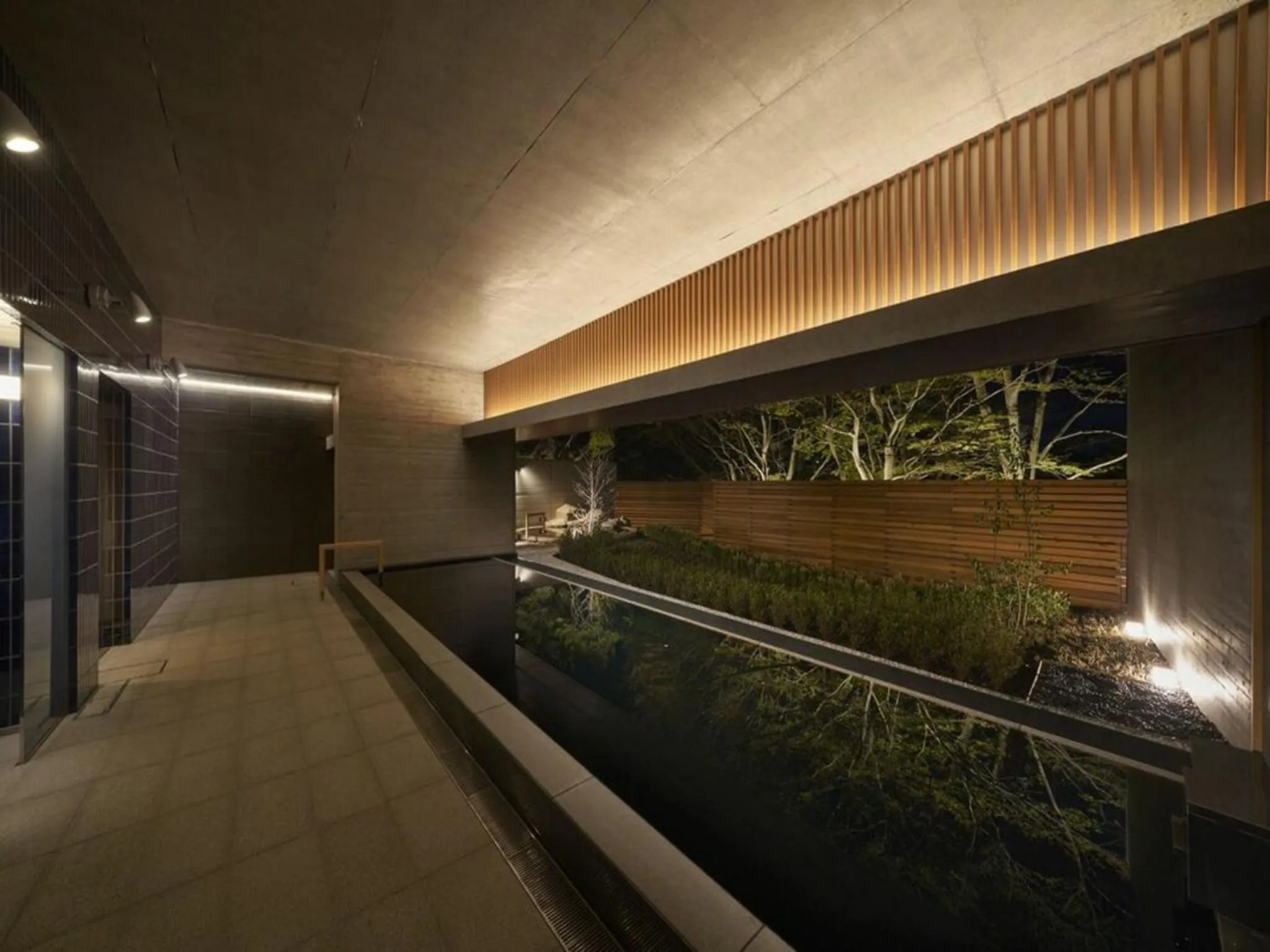 Hot Spring Bath in Resol no Mori