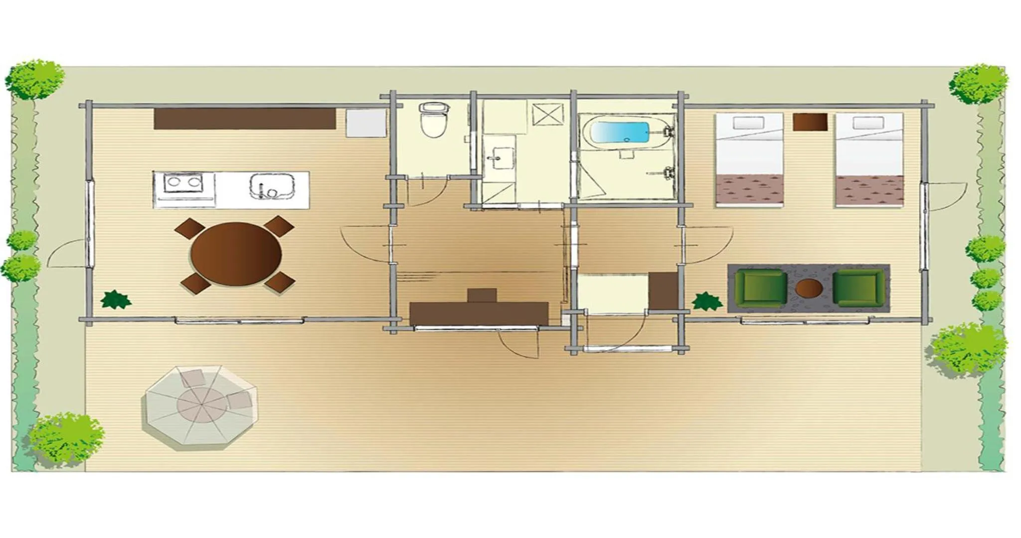 Floor plan in Resol no Mori