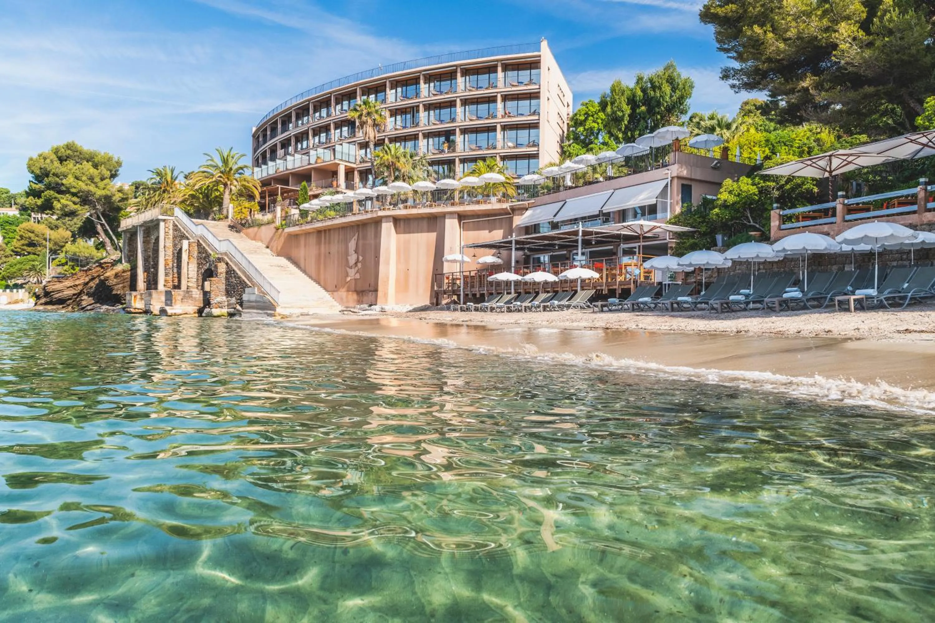 Beach in Hôtel Le Bailli De Suffren