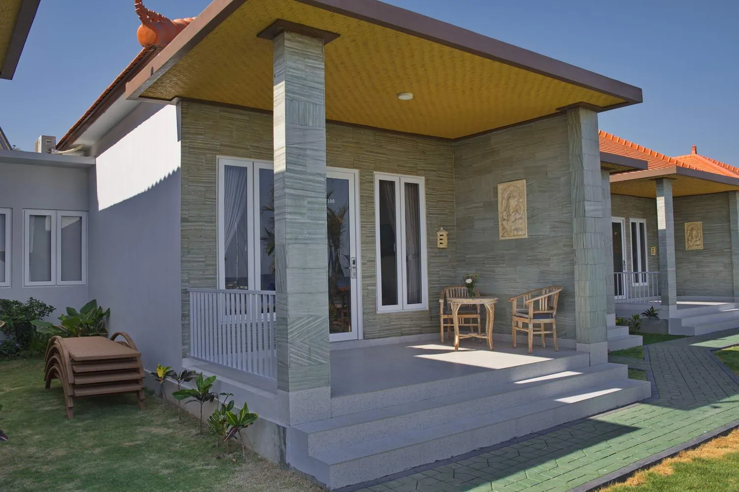 Balcony/Terrace in Seamount Hotel Amed