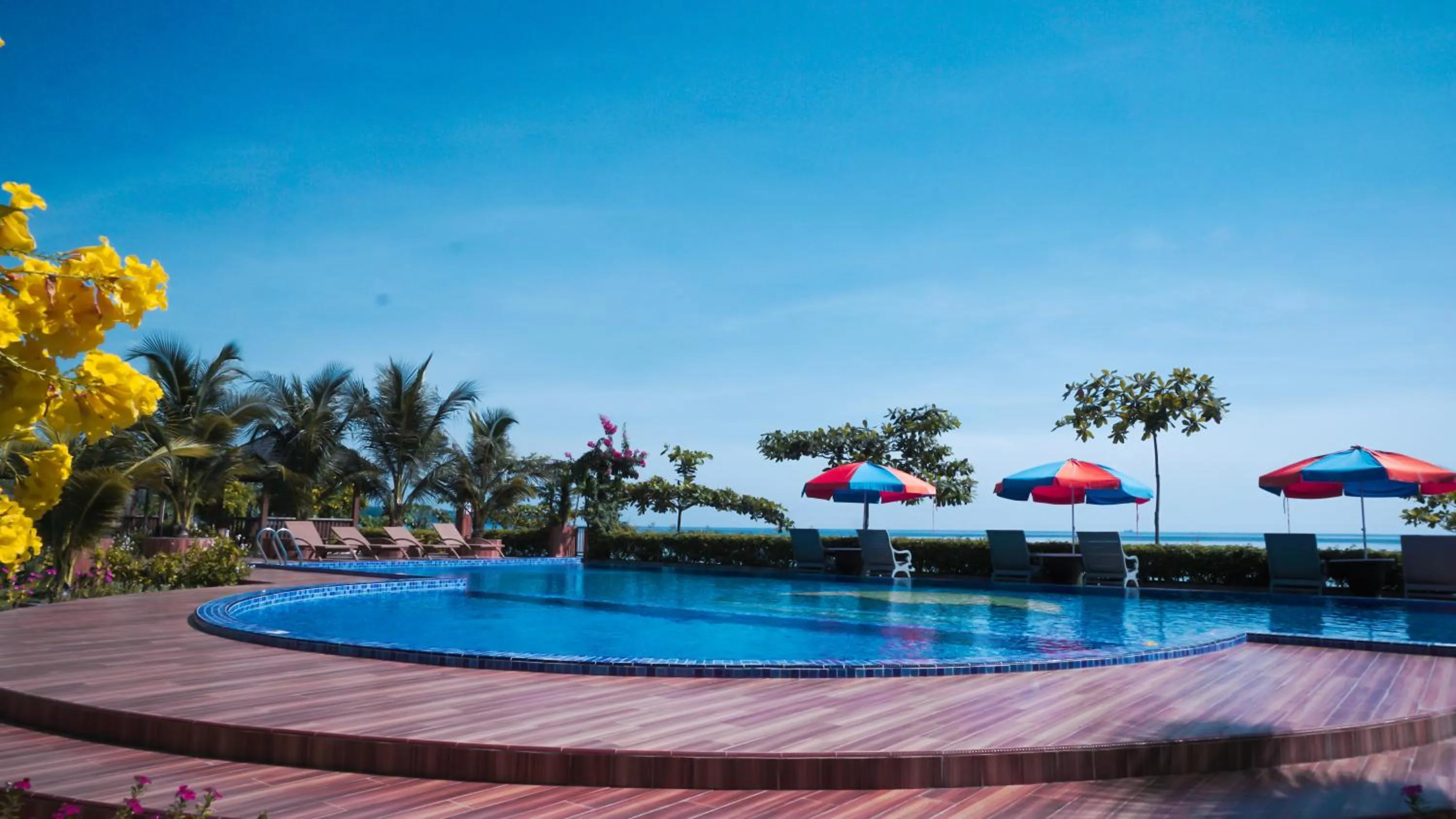 Property building in Seamount Hotel Amed