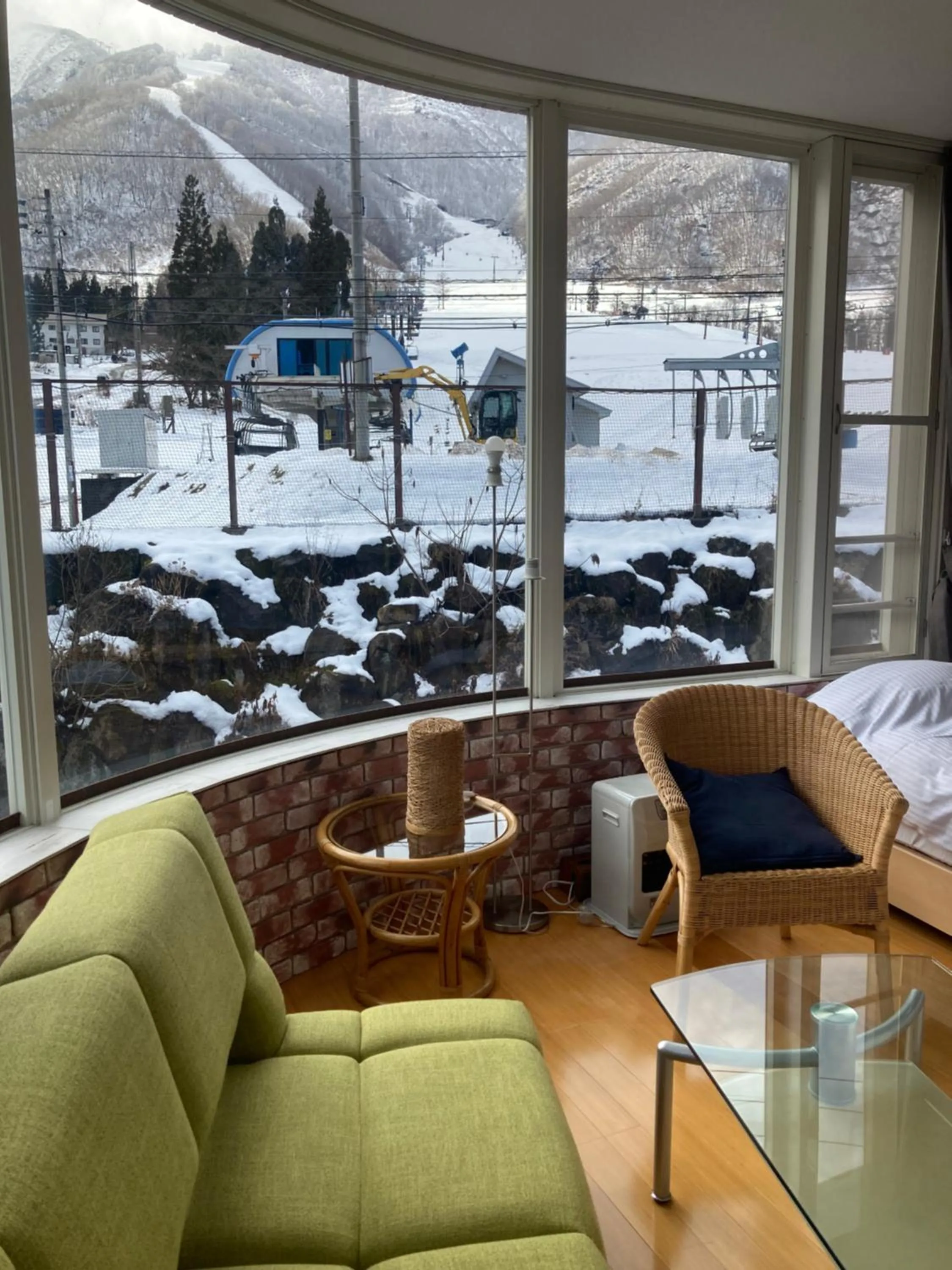 Mountain view in Lift Inn Hakuba Goryu