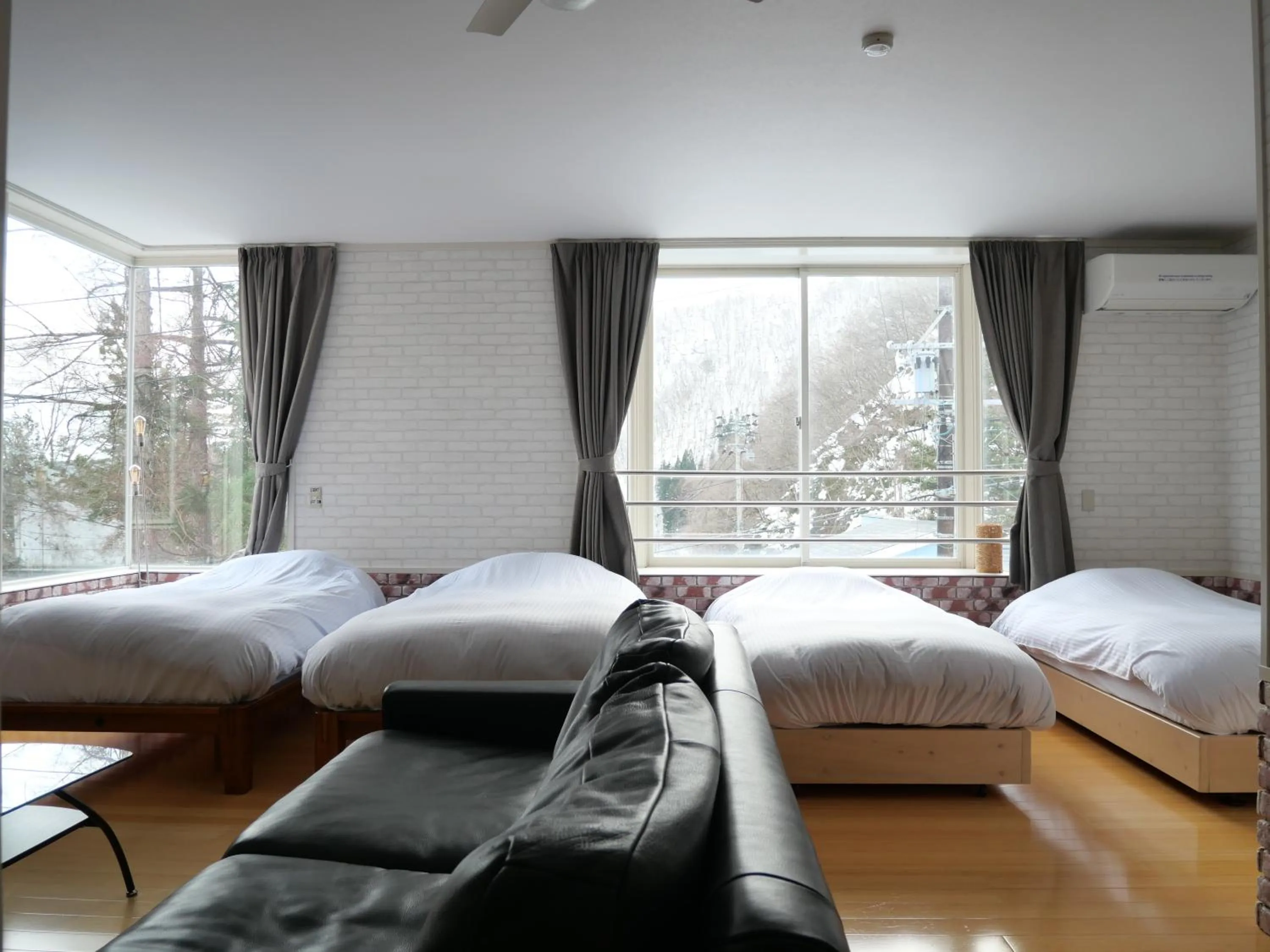 Living room, Bed in Lift Inn Hakuba Goryu
