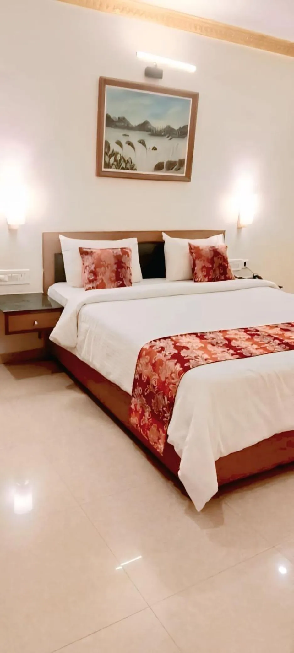 Bed in Hotel Nahar Manchester Inn