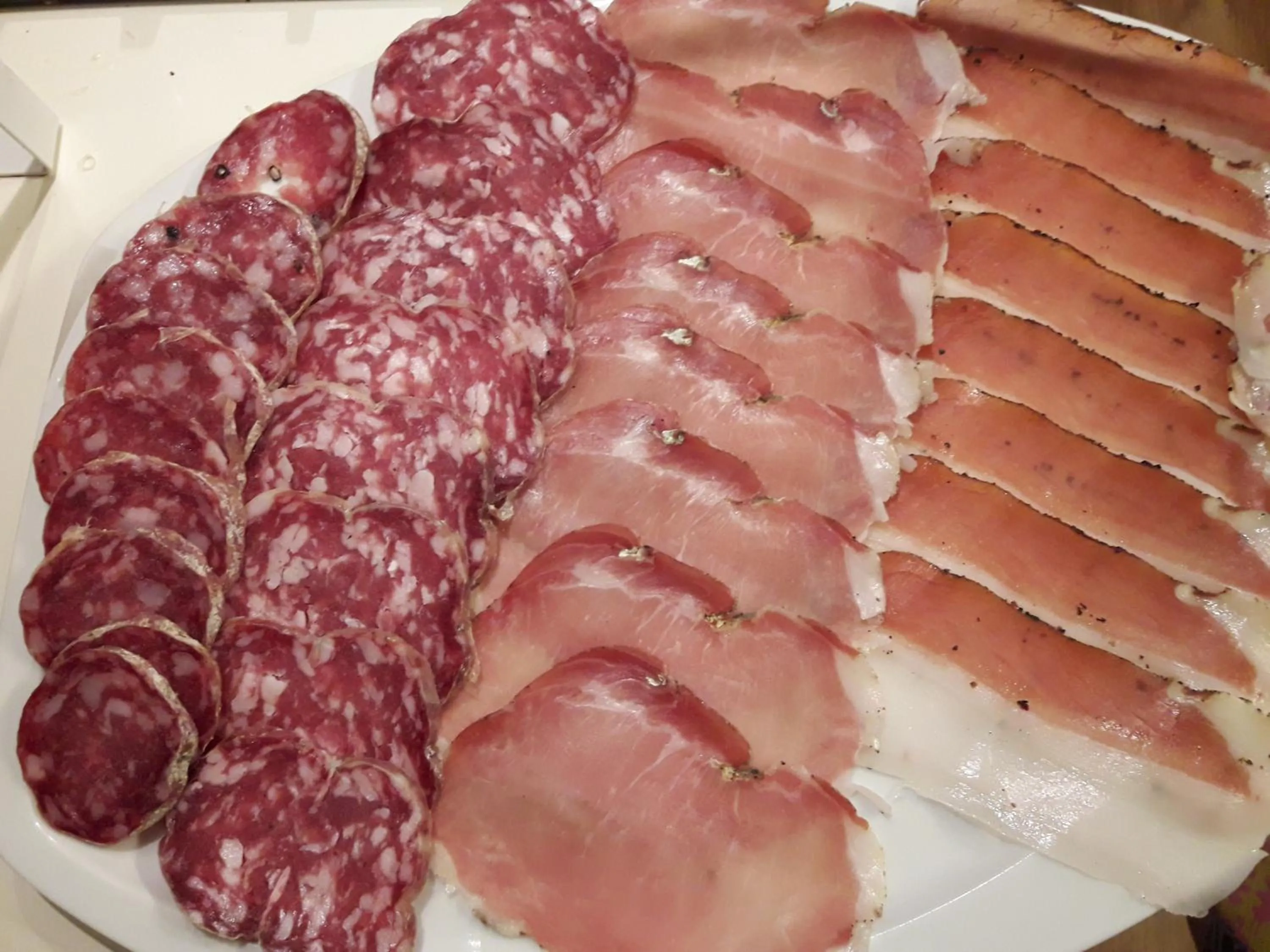 Food close-up in B&B Il Tempo Del Vento in front of the Castle