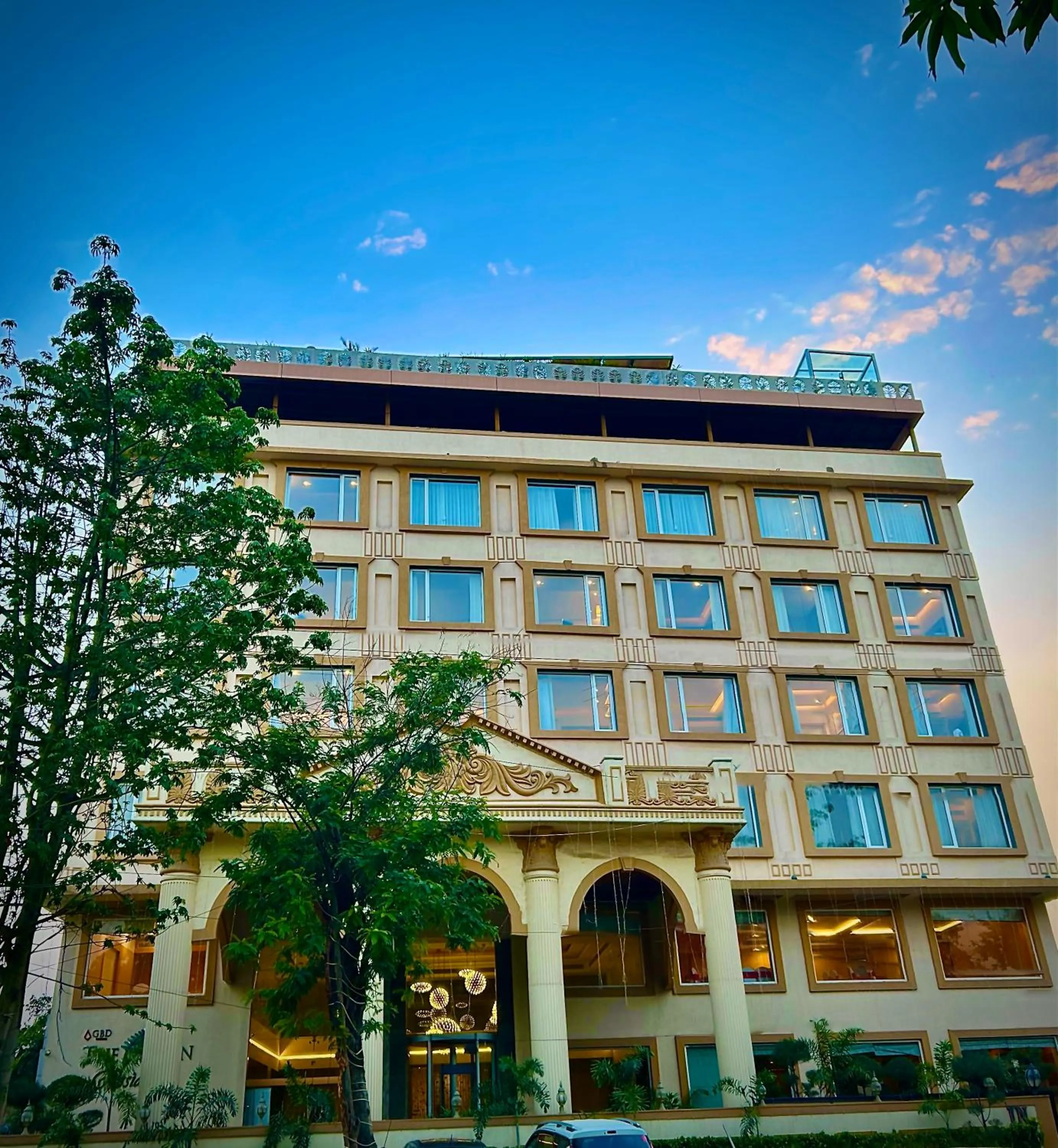 Facade/entrance in The Fern Residency Sarnath