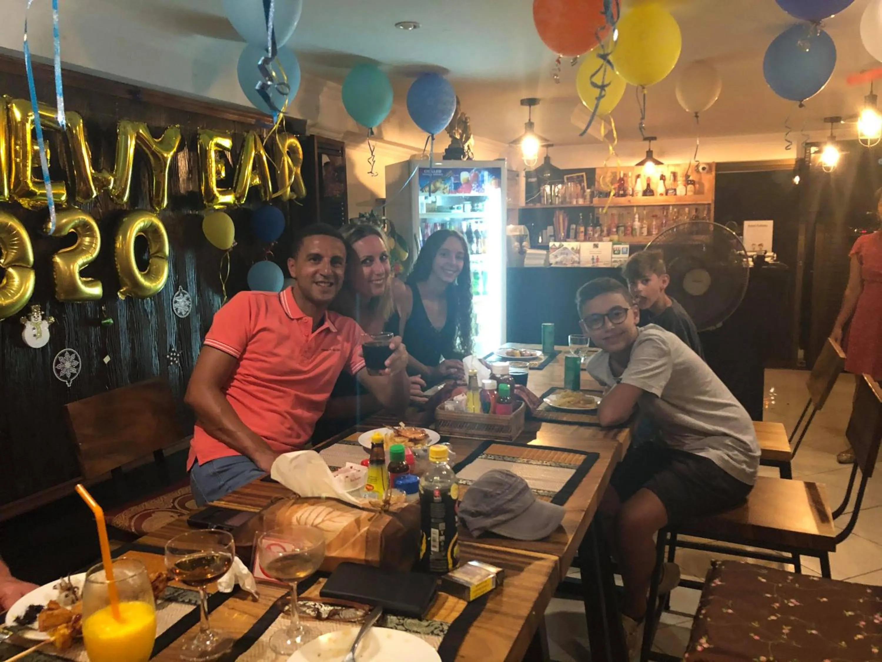 People in Sky Silk Decoration House