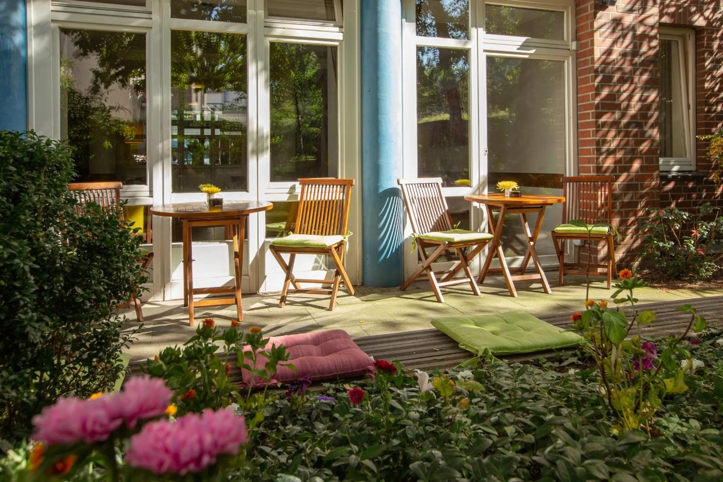 Patio in Stadthaushotel Hamburg - Inklusionshotel