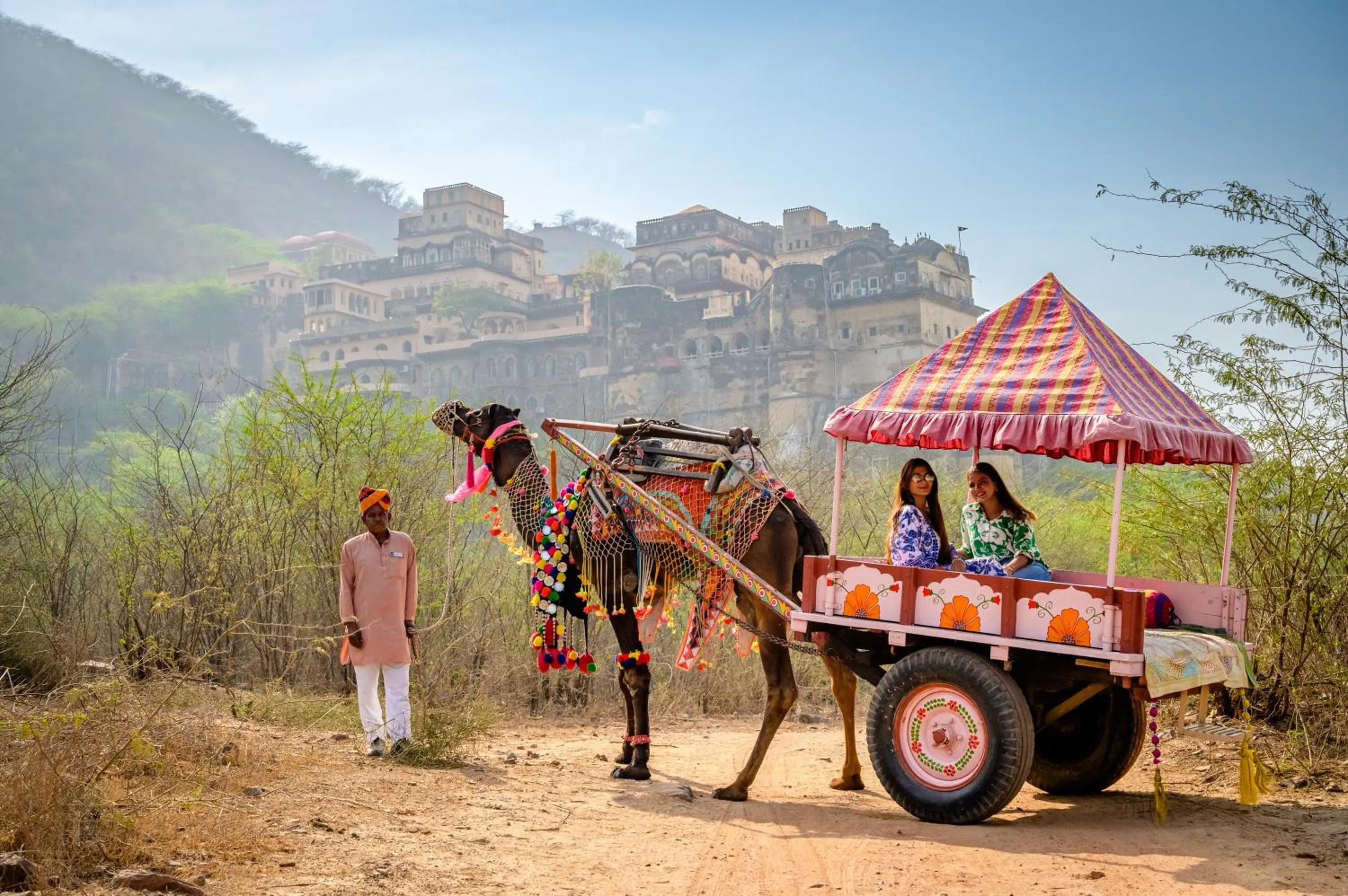Natural landscape in Neemrana Fort-Palace