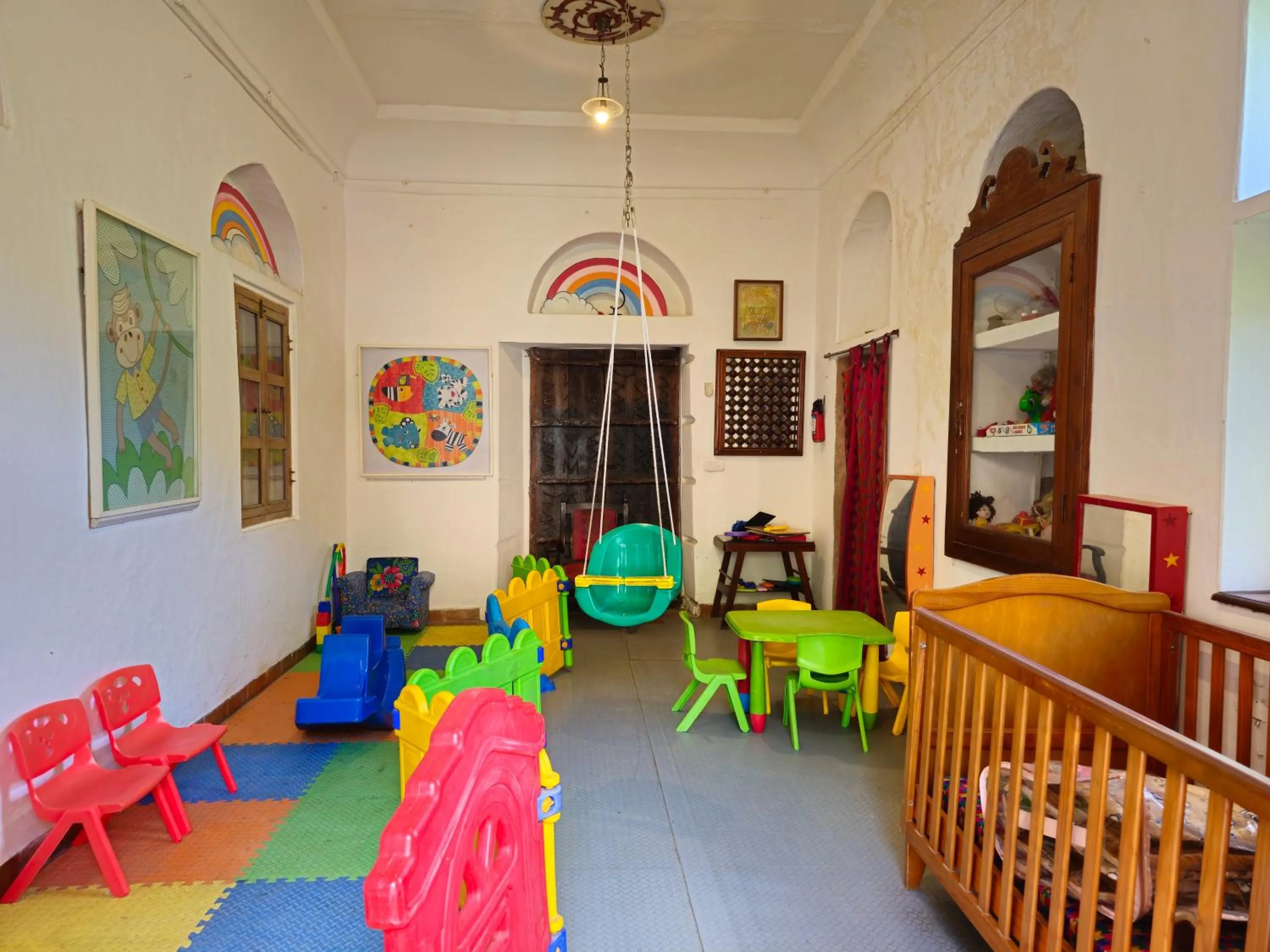 Kids's club in Neemrana Fort-Palace