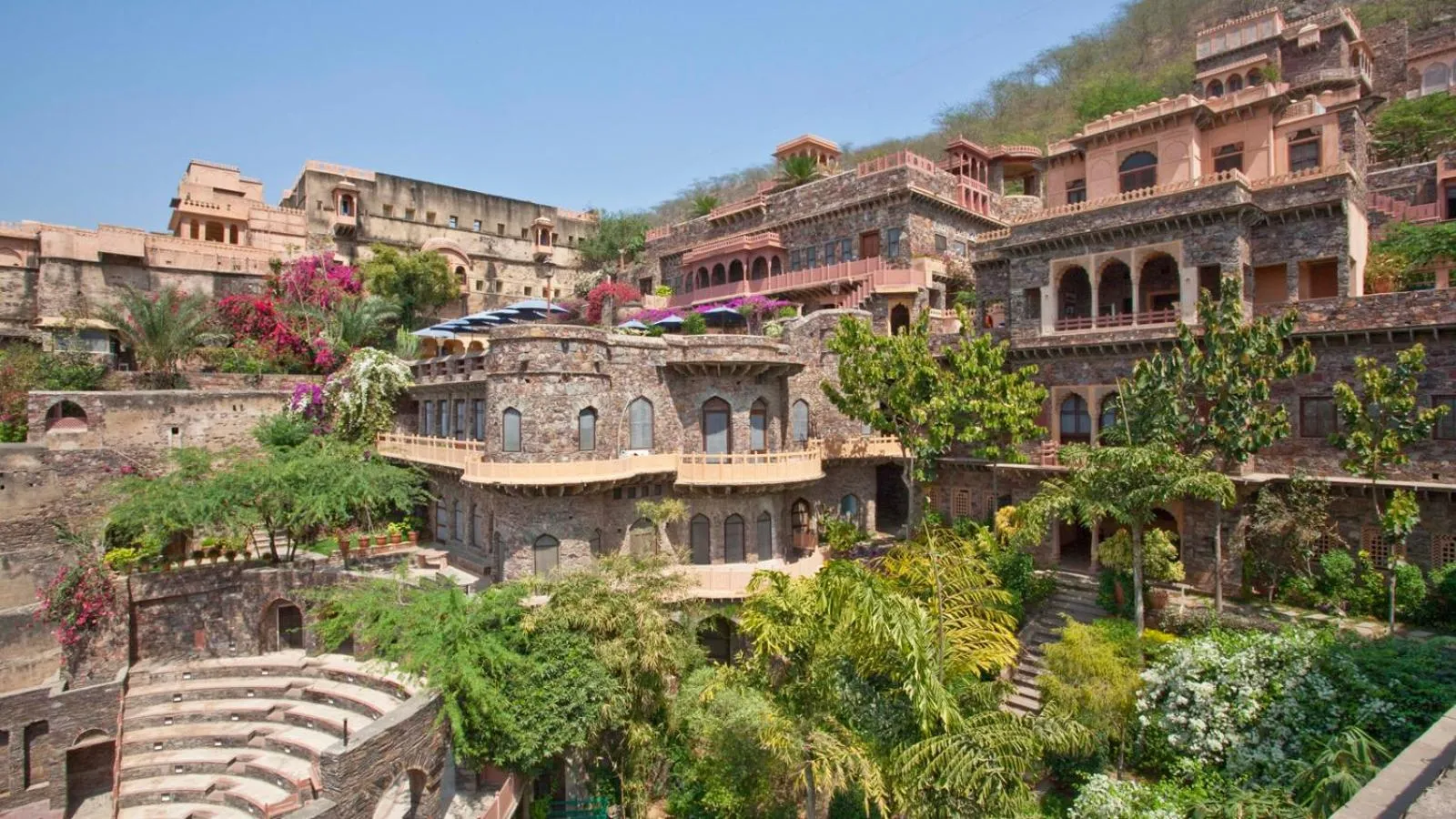 Property building in Neemrana Fort-Palace