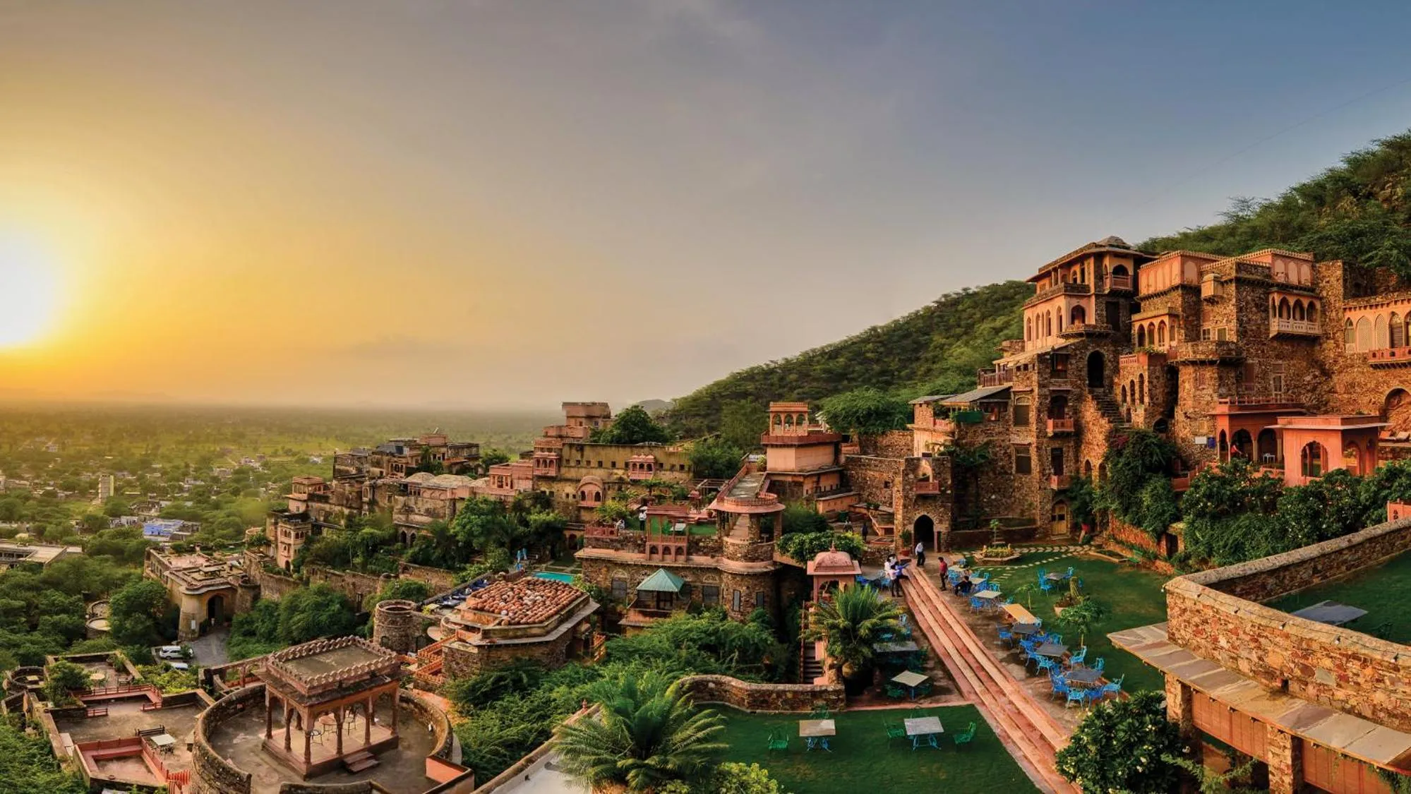 Property building in Neemrana Fort-Palace