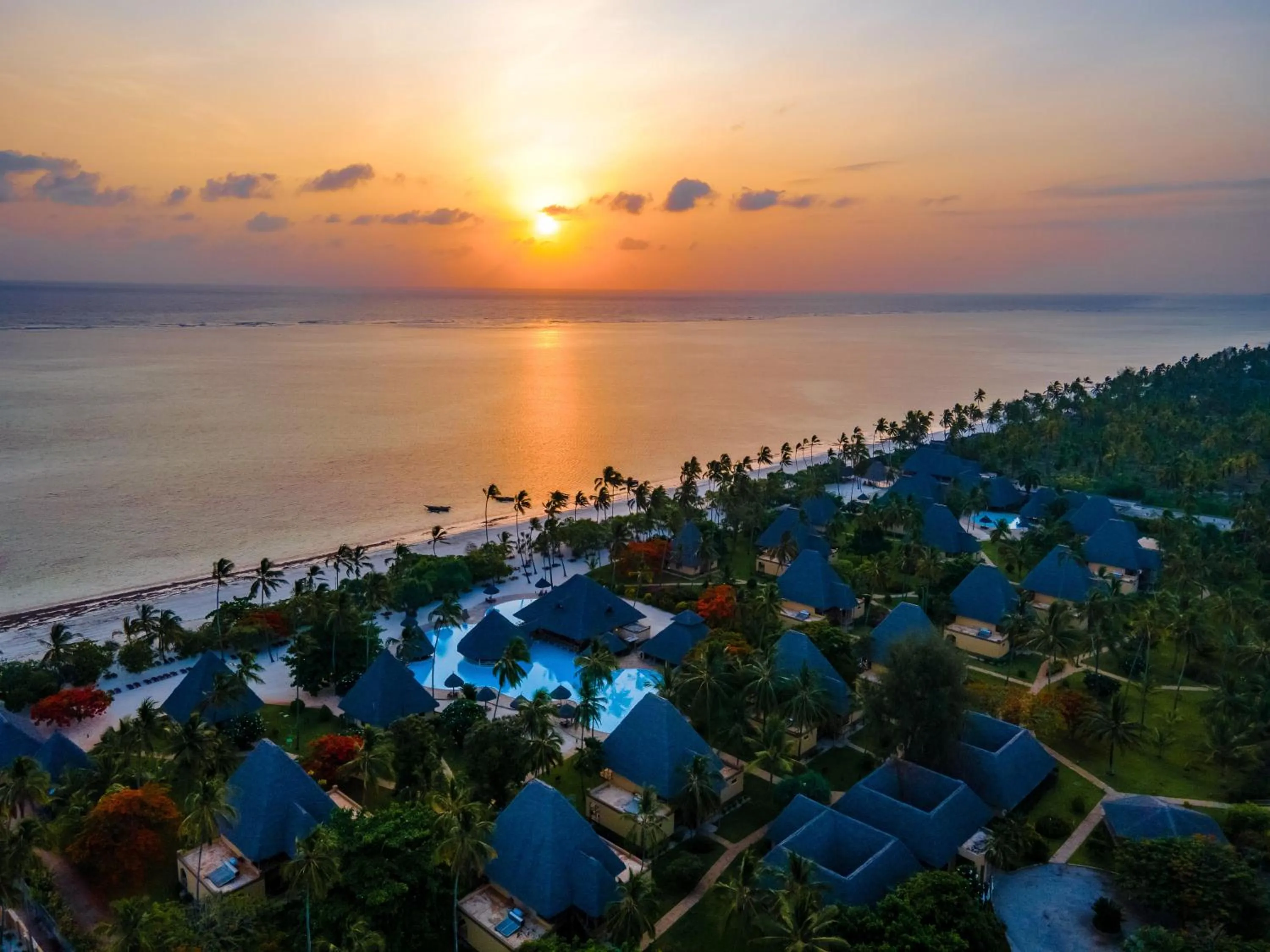 Sunrise in Neptune Pwani Beach Resort & Spa Zanzibar - All Inclusive