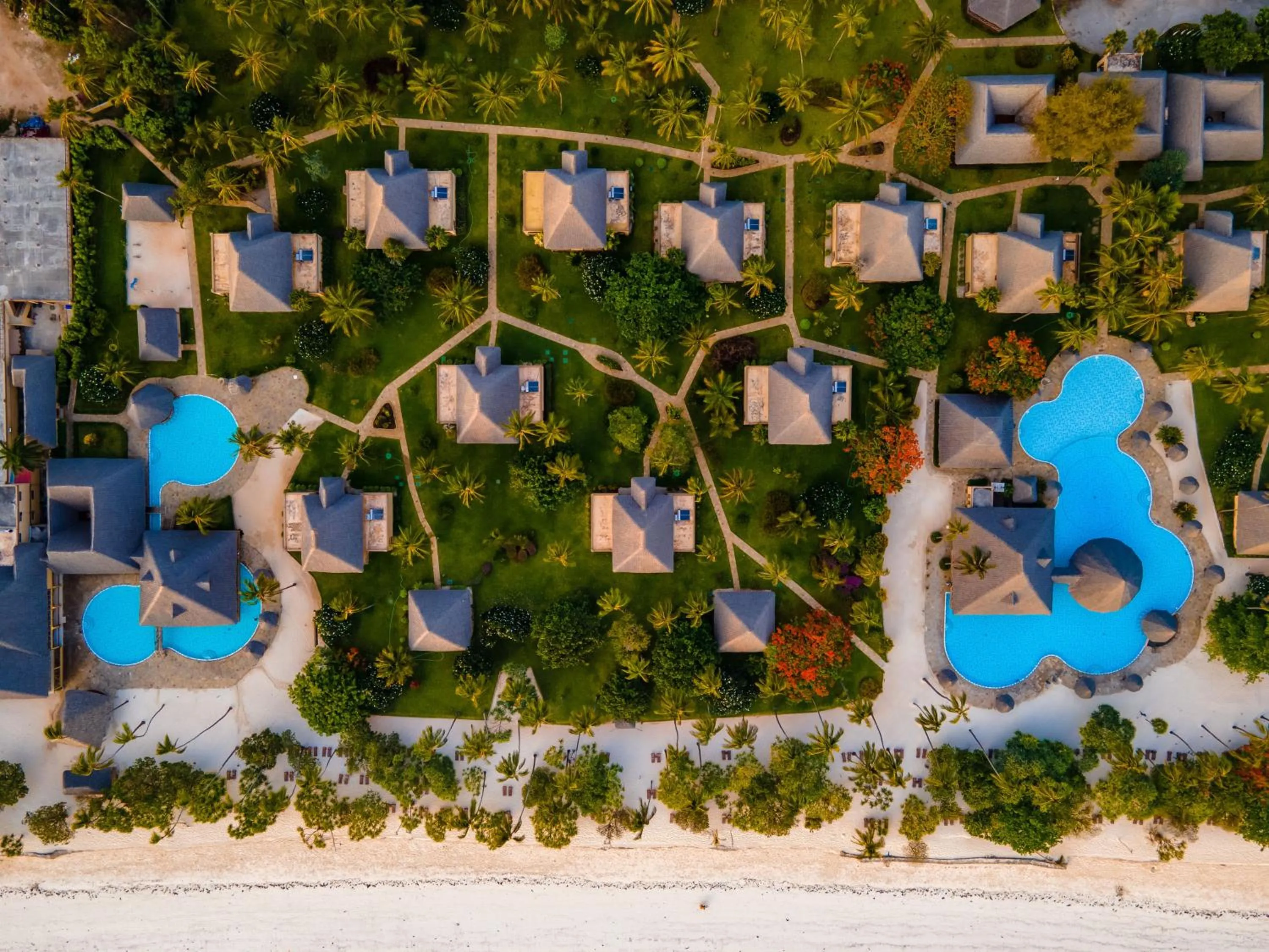 Bird's eye view in Neptune Pwani Beach Resort & Spa Zanzibar - All Inclusive