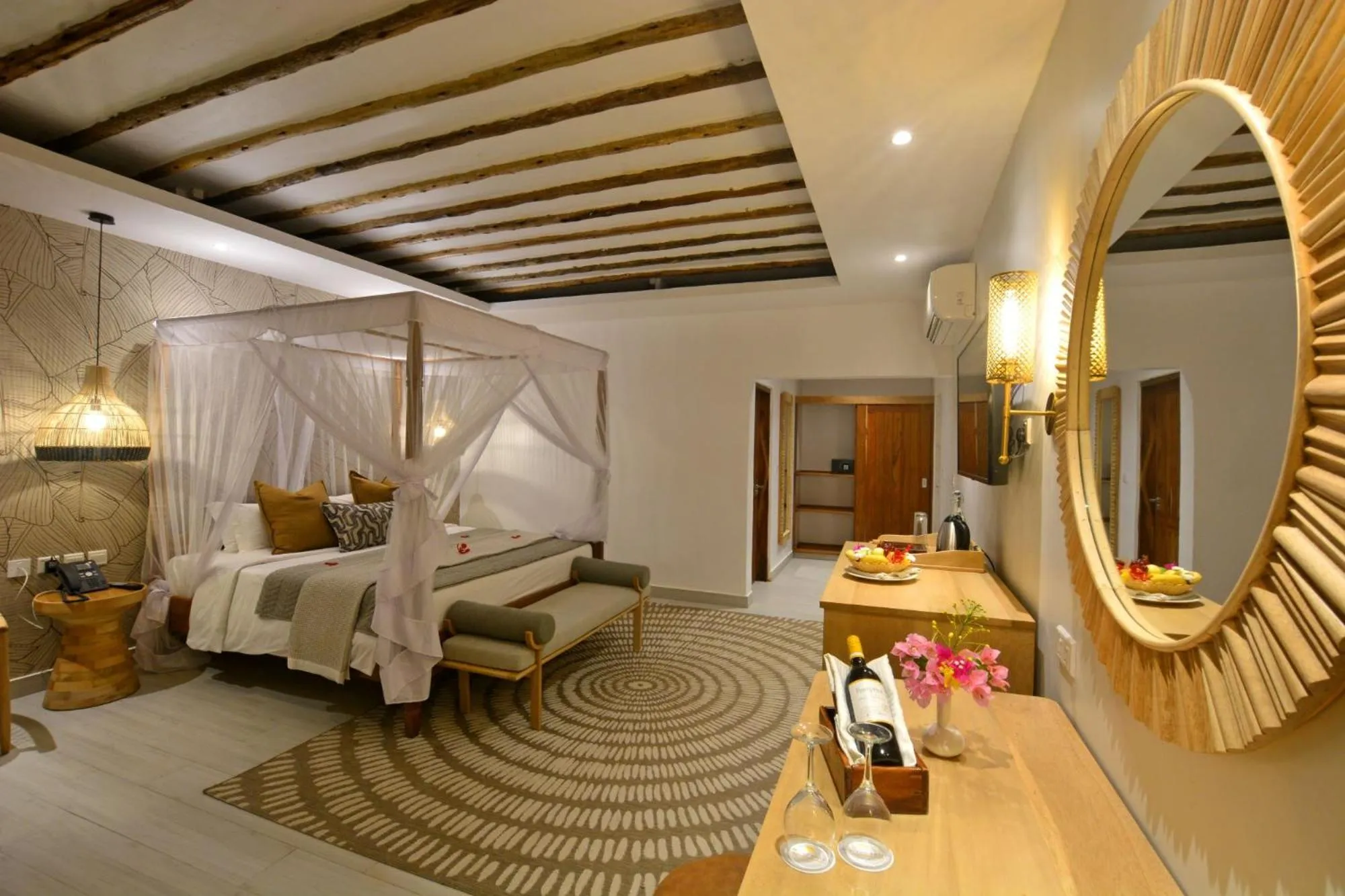 Photo of the whole room, Bed in Neptune Pwani Beach Resort & Spa Zanzibar - All Inclusive
