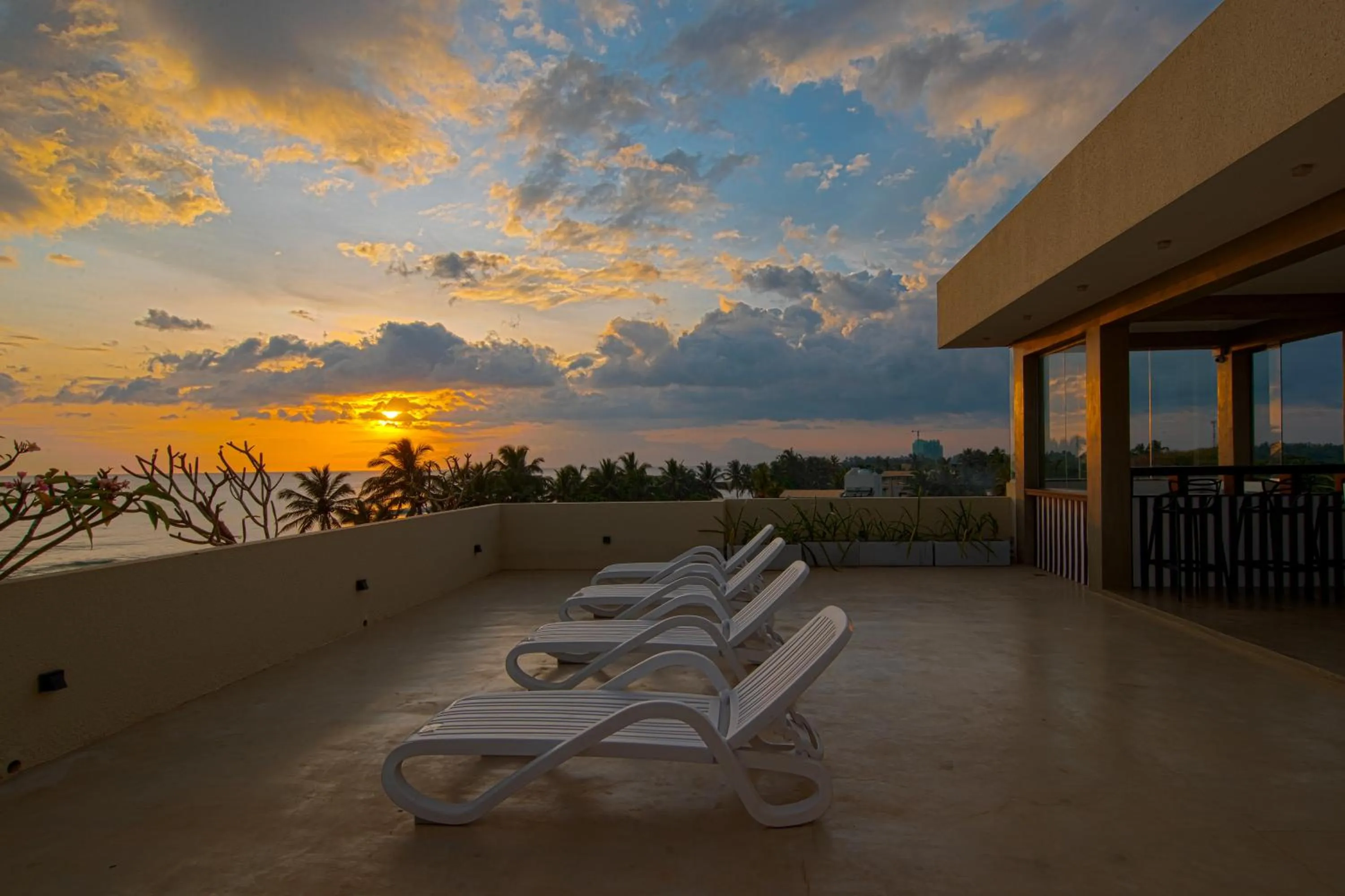 Patio in de MODA Boutique Hotel Galle