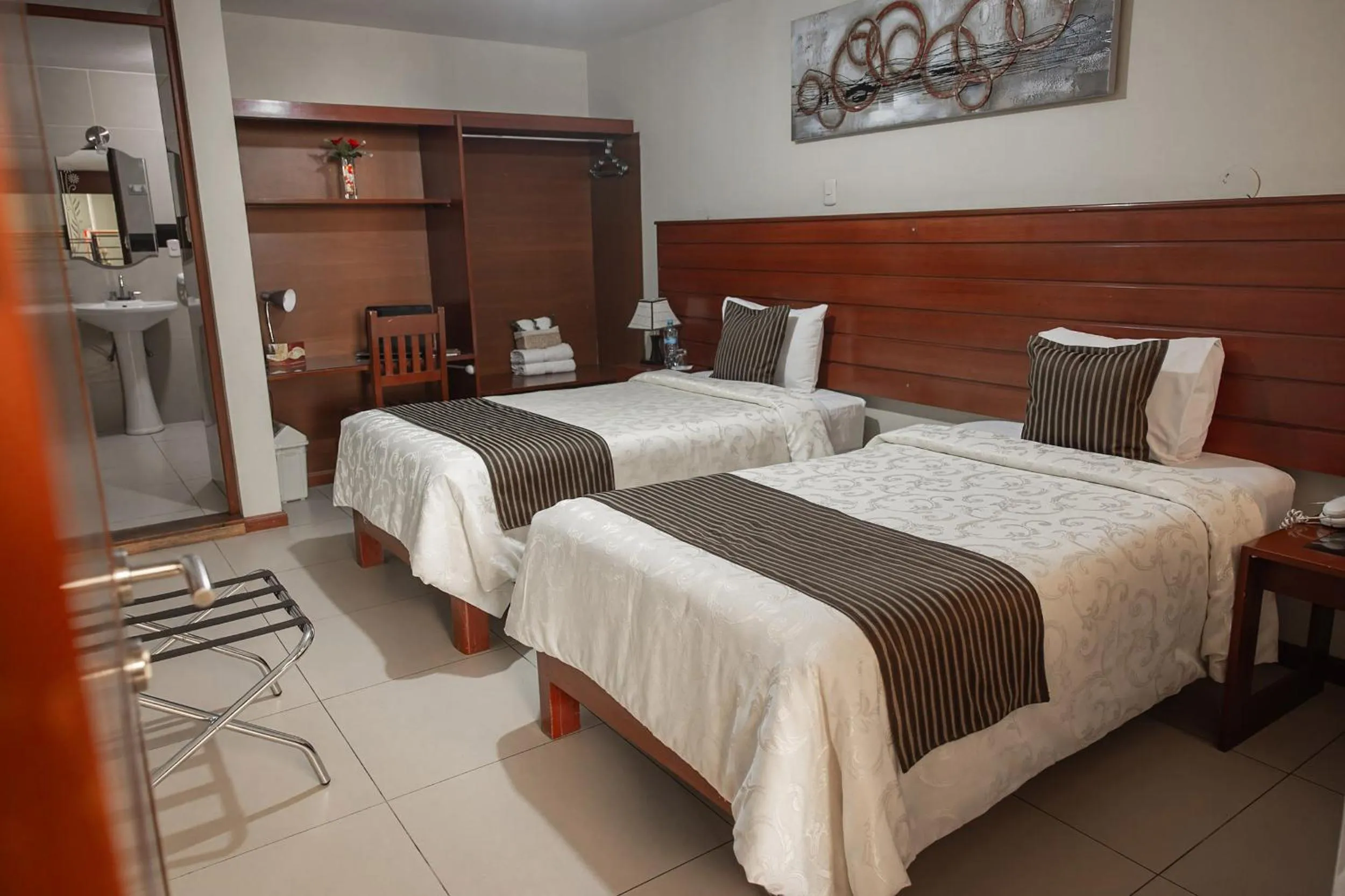 Bed in Hotel La Casona Del Olivo Arequipa