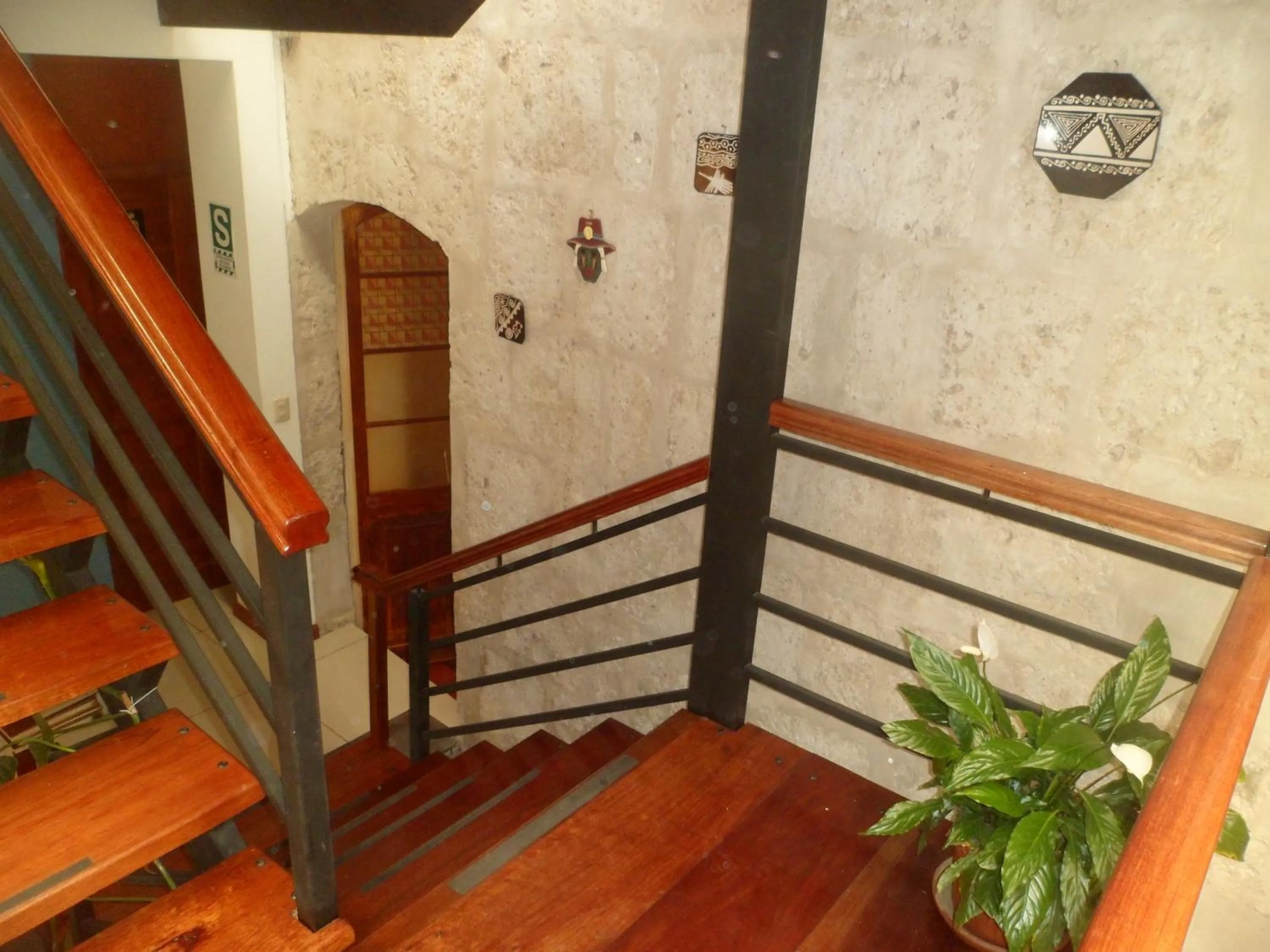 Decorative detail in Hotel La Casona Del Olivo Arequipa