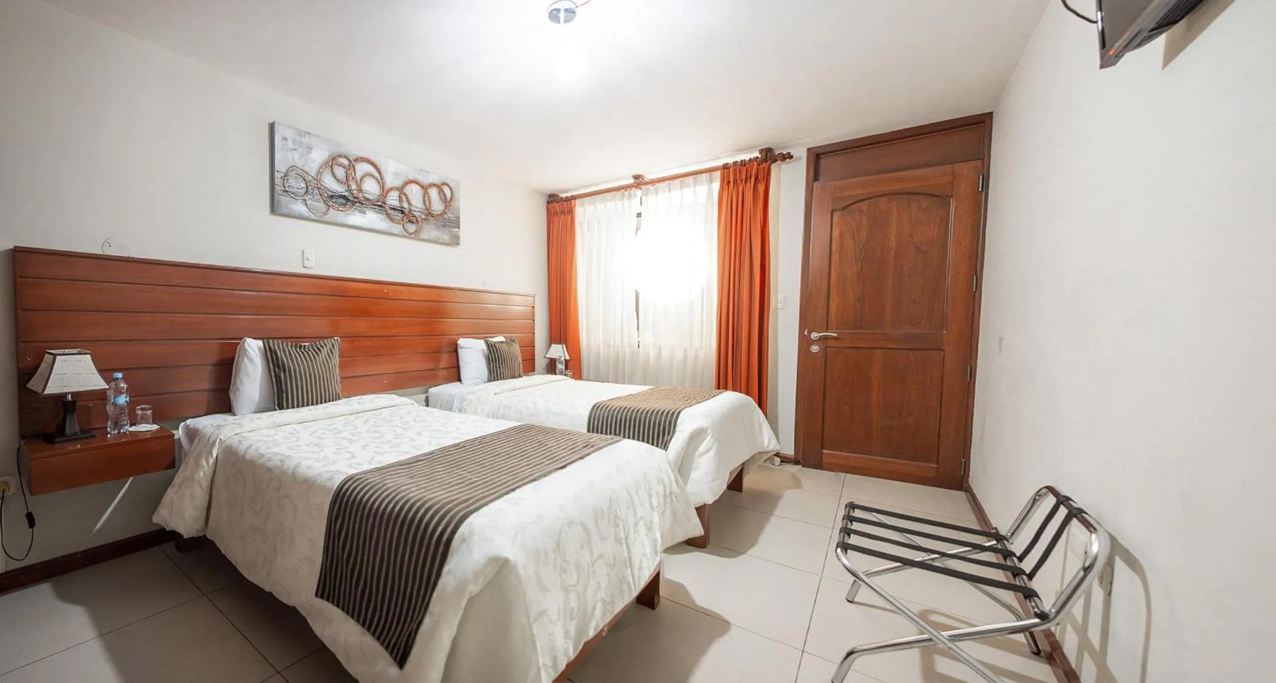 Bed in Hotel La Casona Del Olivo Arequipa