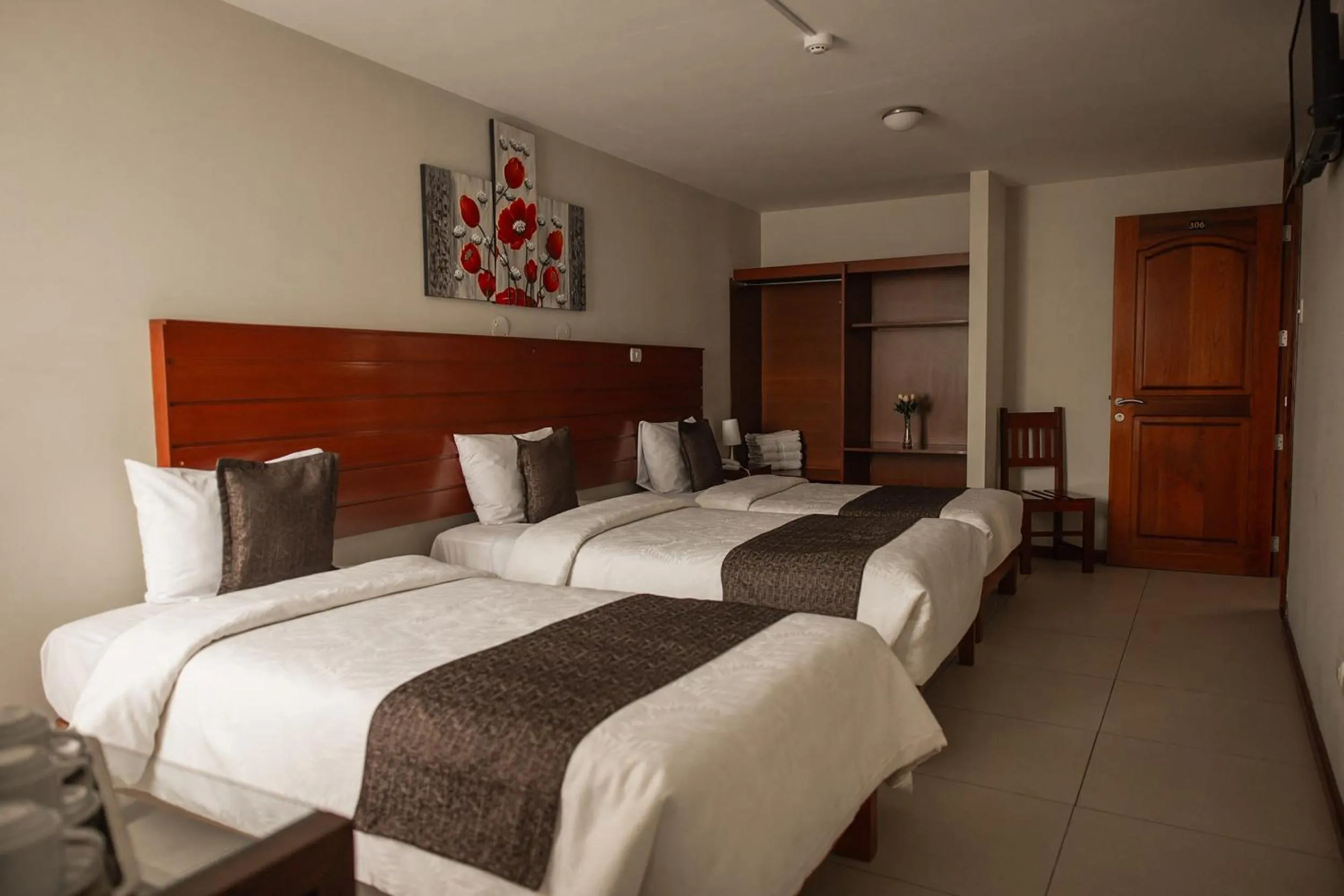 Bed in Hotel La Casona Del Olivo Arequipa