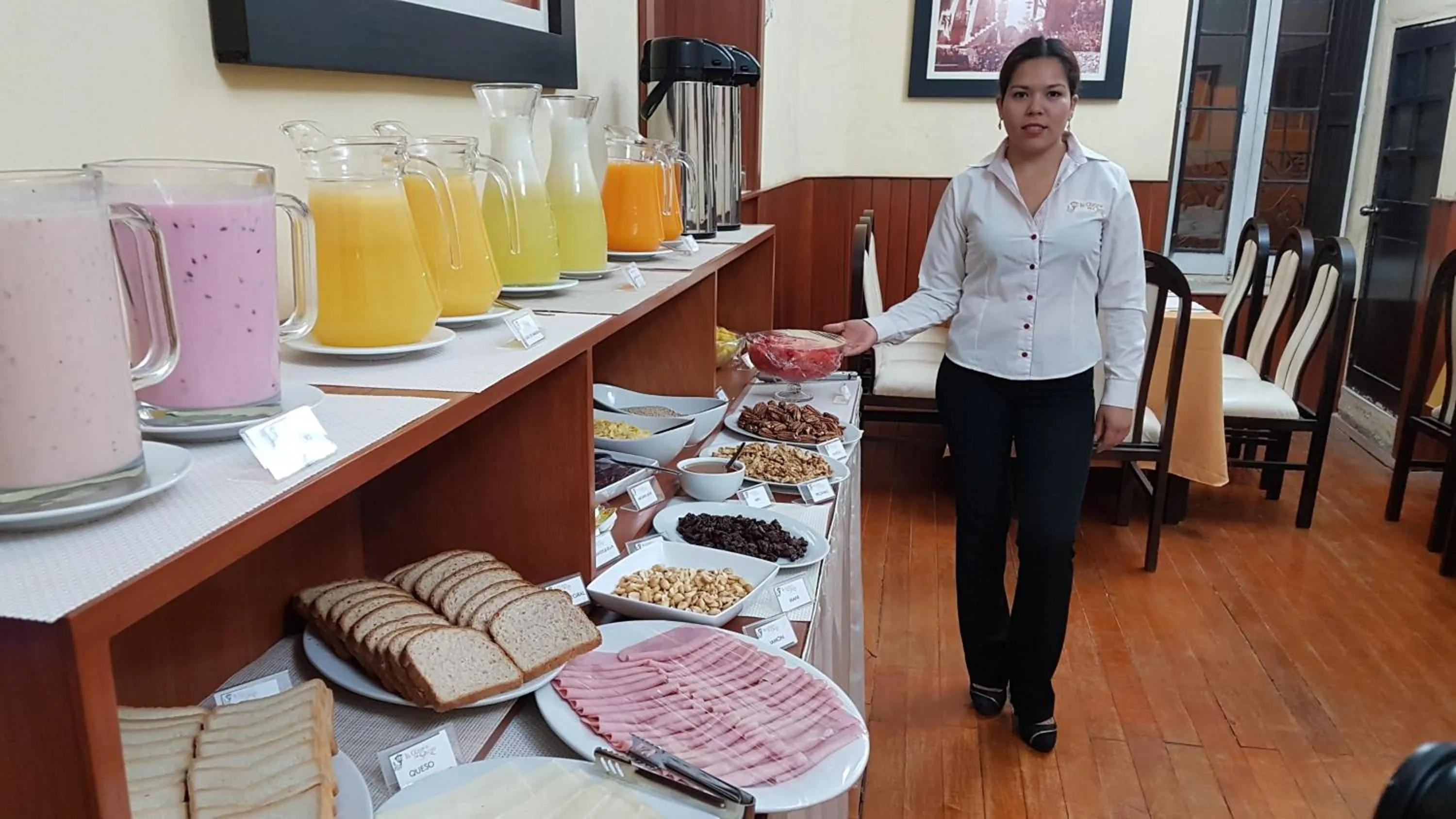 Breakfast in Hotel La Casona Del Olivo Arequipa