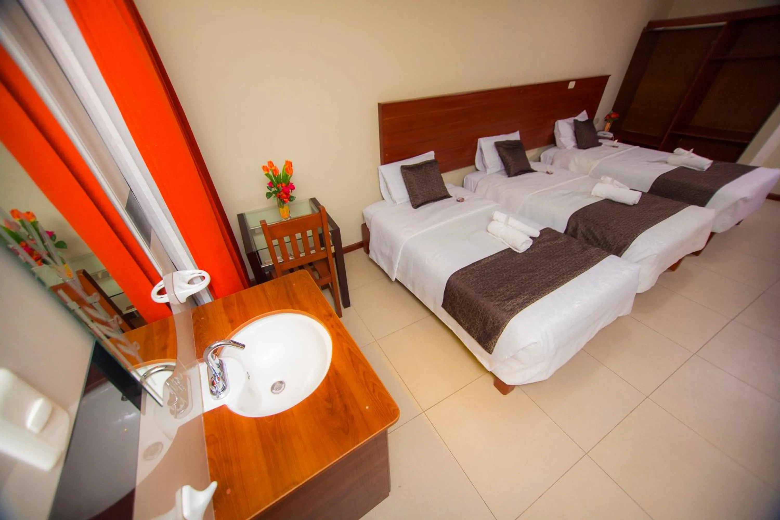 Bed in Hotel La Casona Del Olivo Arequipa