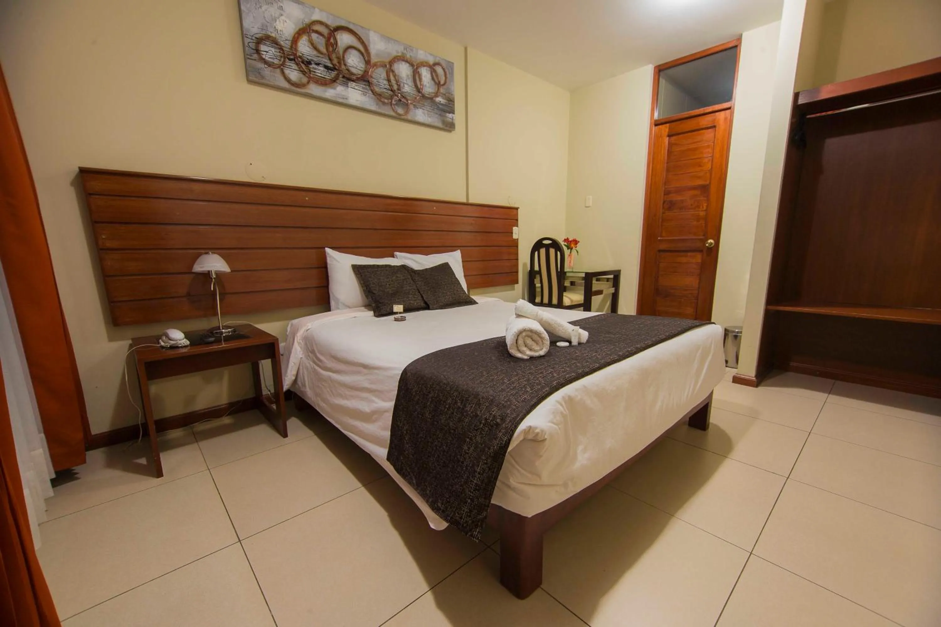 Bed in Hotel La Casona Del Olivo Arequipa