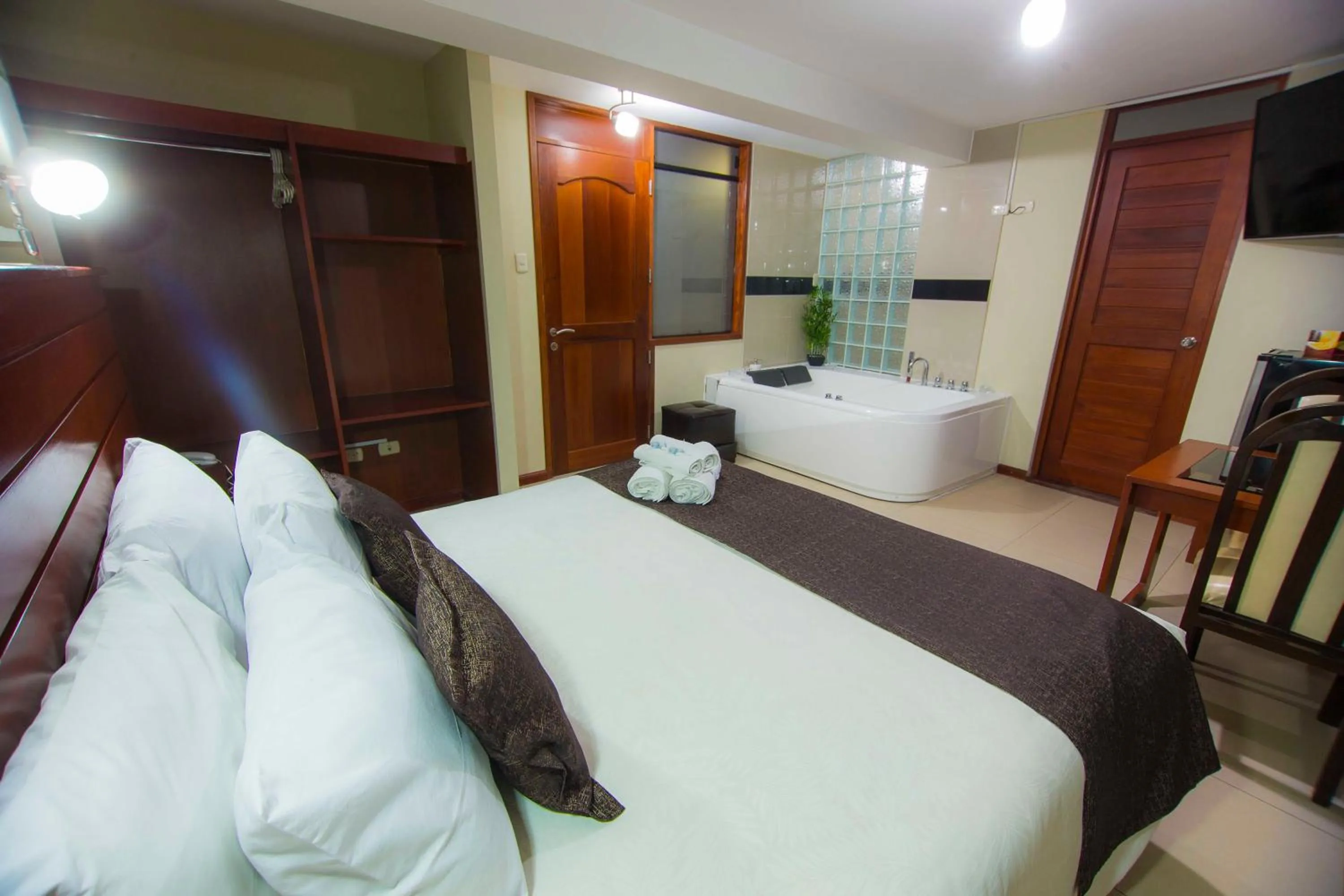 Bed in Hotel La Casona Del Olivo Arequipa