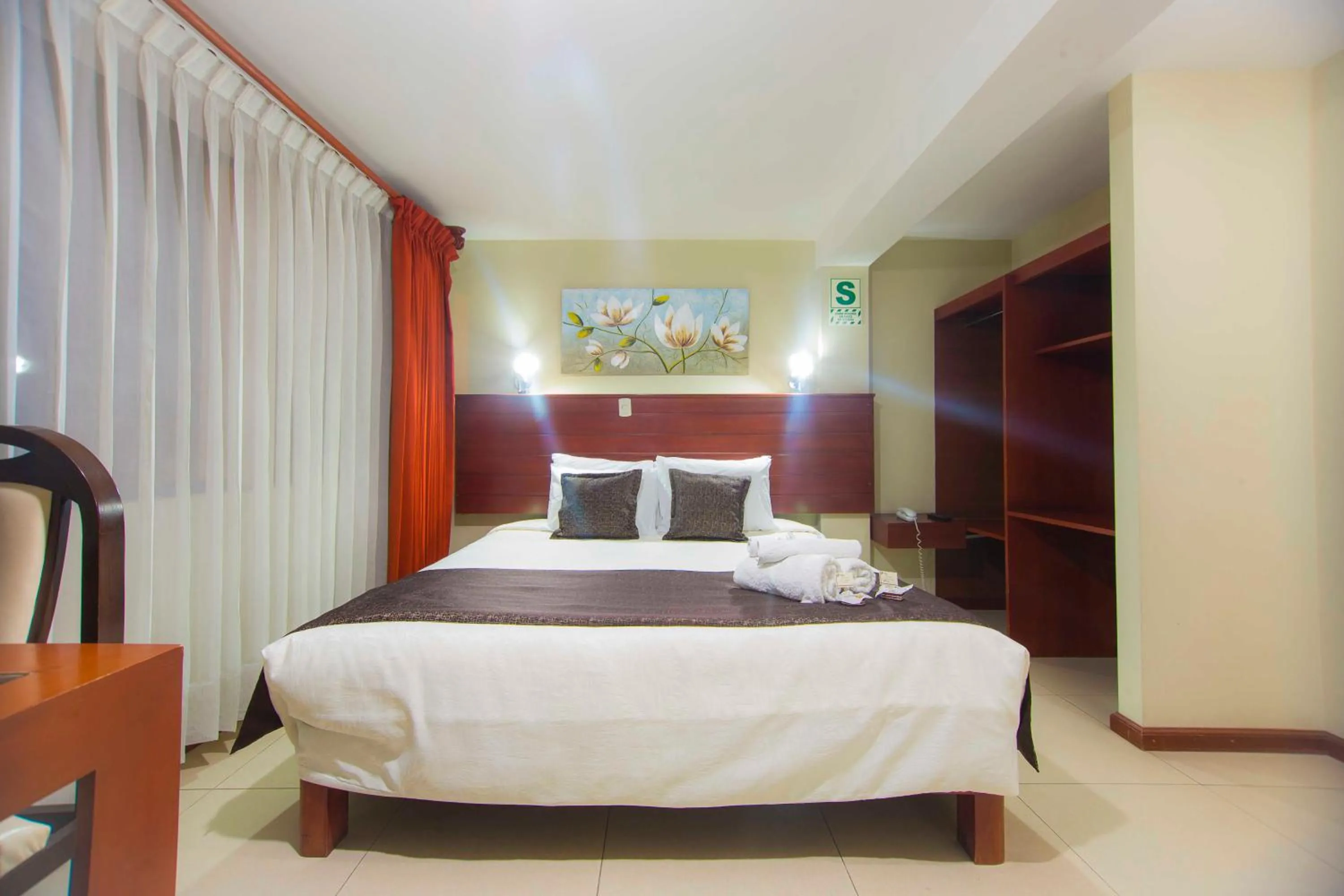 Bed in Hotel La Casona Del Olivo Arequipa