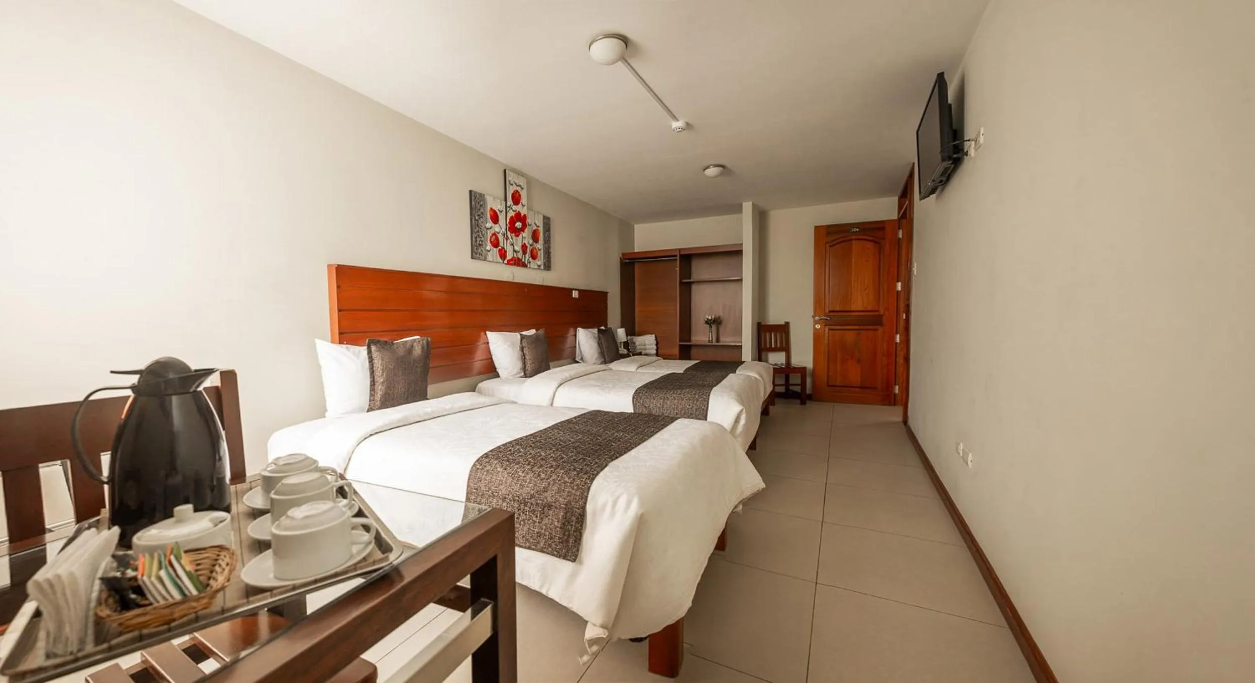 Bed in Hotel La Casona Del Olivo Arequipa