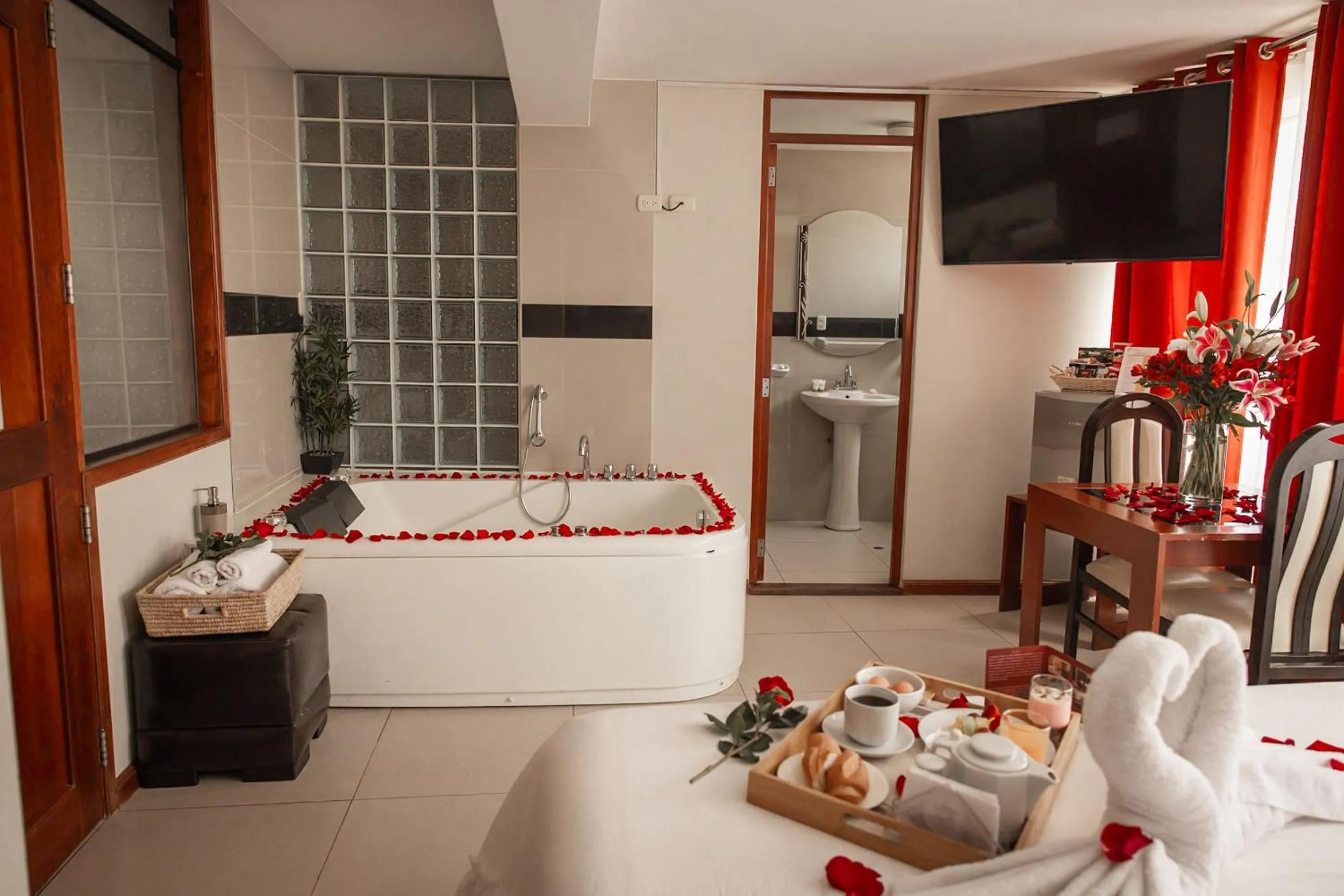 Bed in Hotel La Casona Del Olivo Arequipa