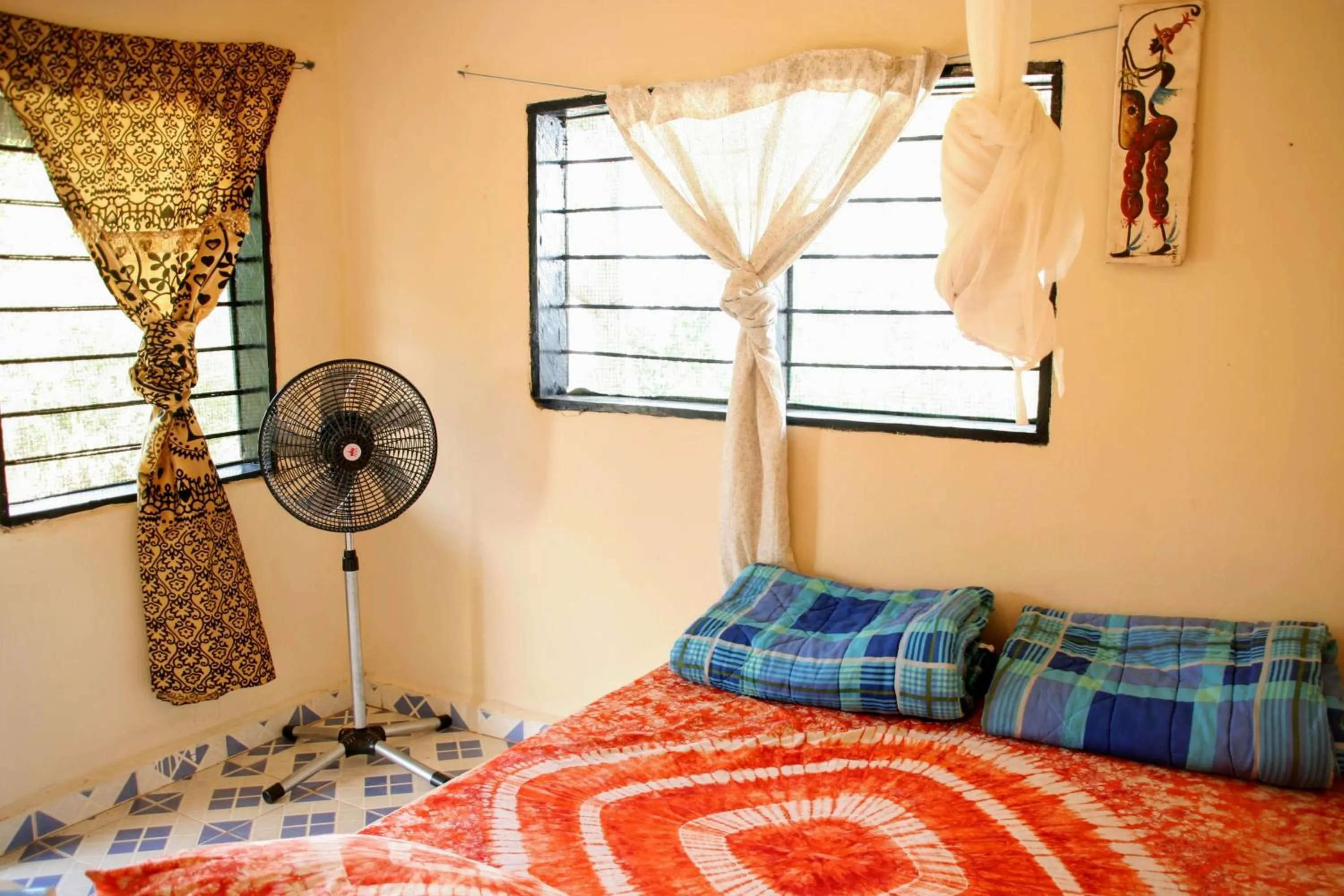Bed in Tamba Kuruba Eco-lodge